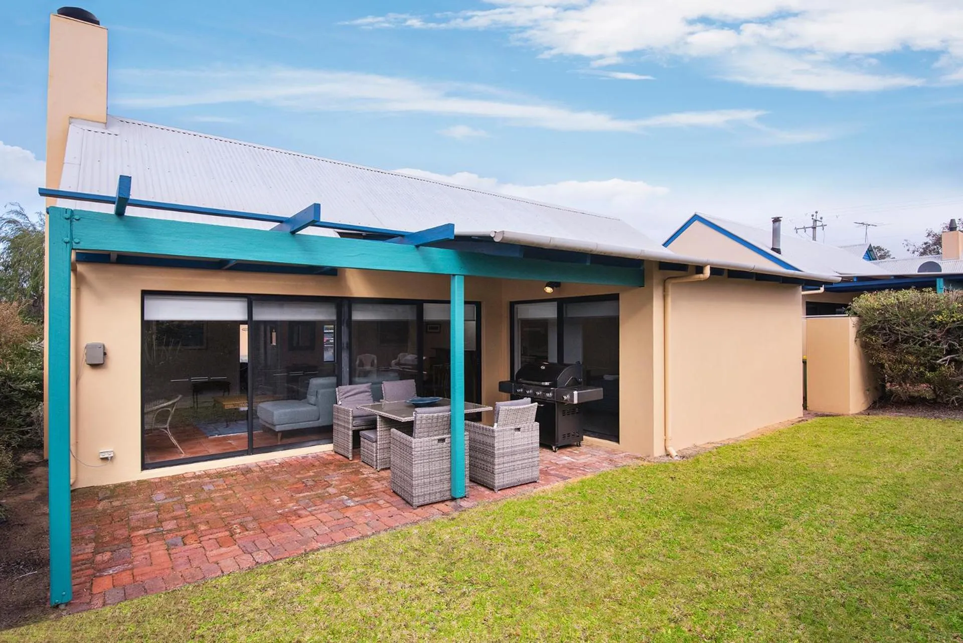 Patio in Dunsborough Beach Cottages