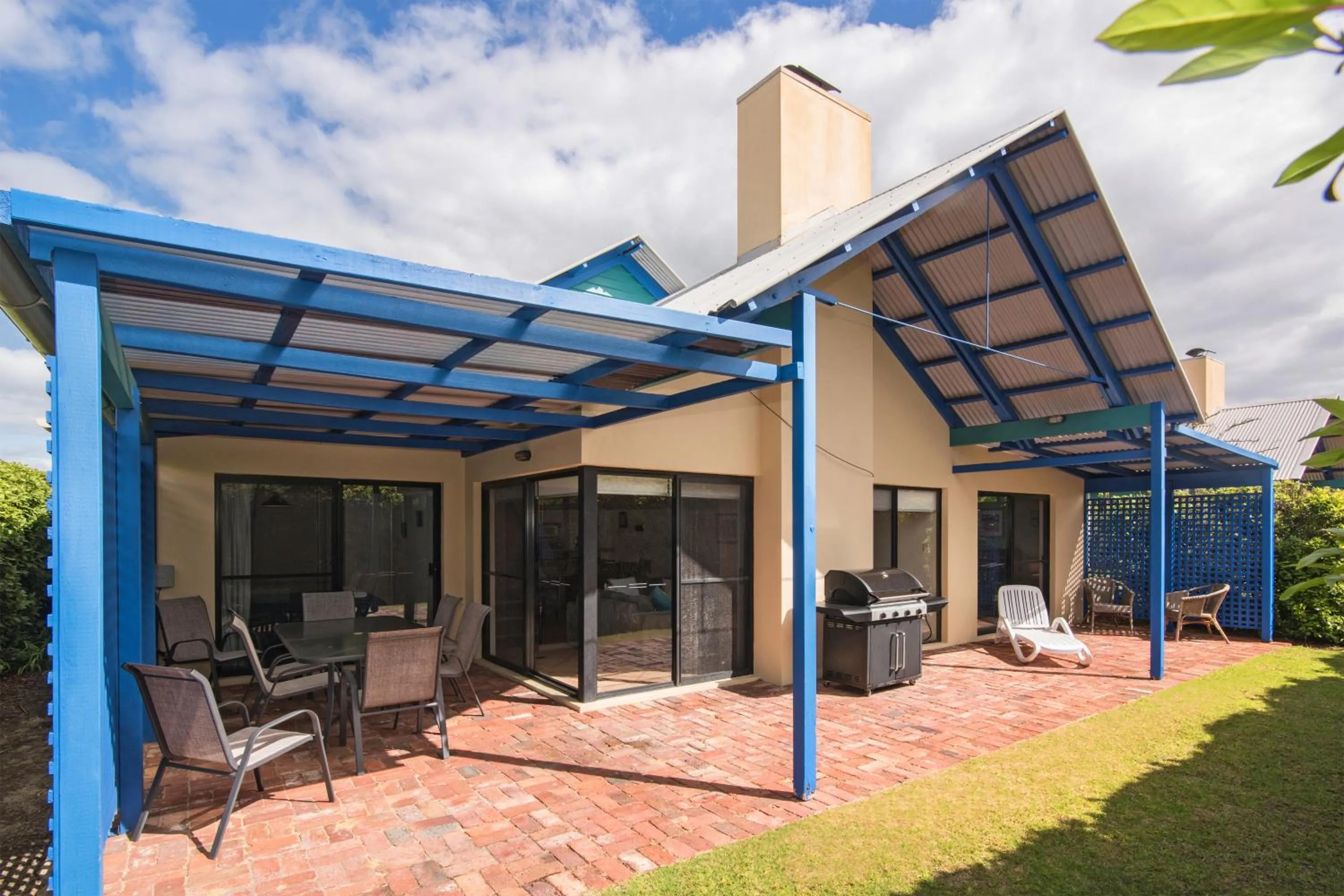 Patio in Dunsborough Beach Cottages