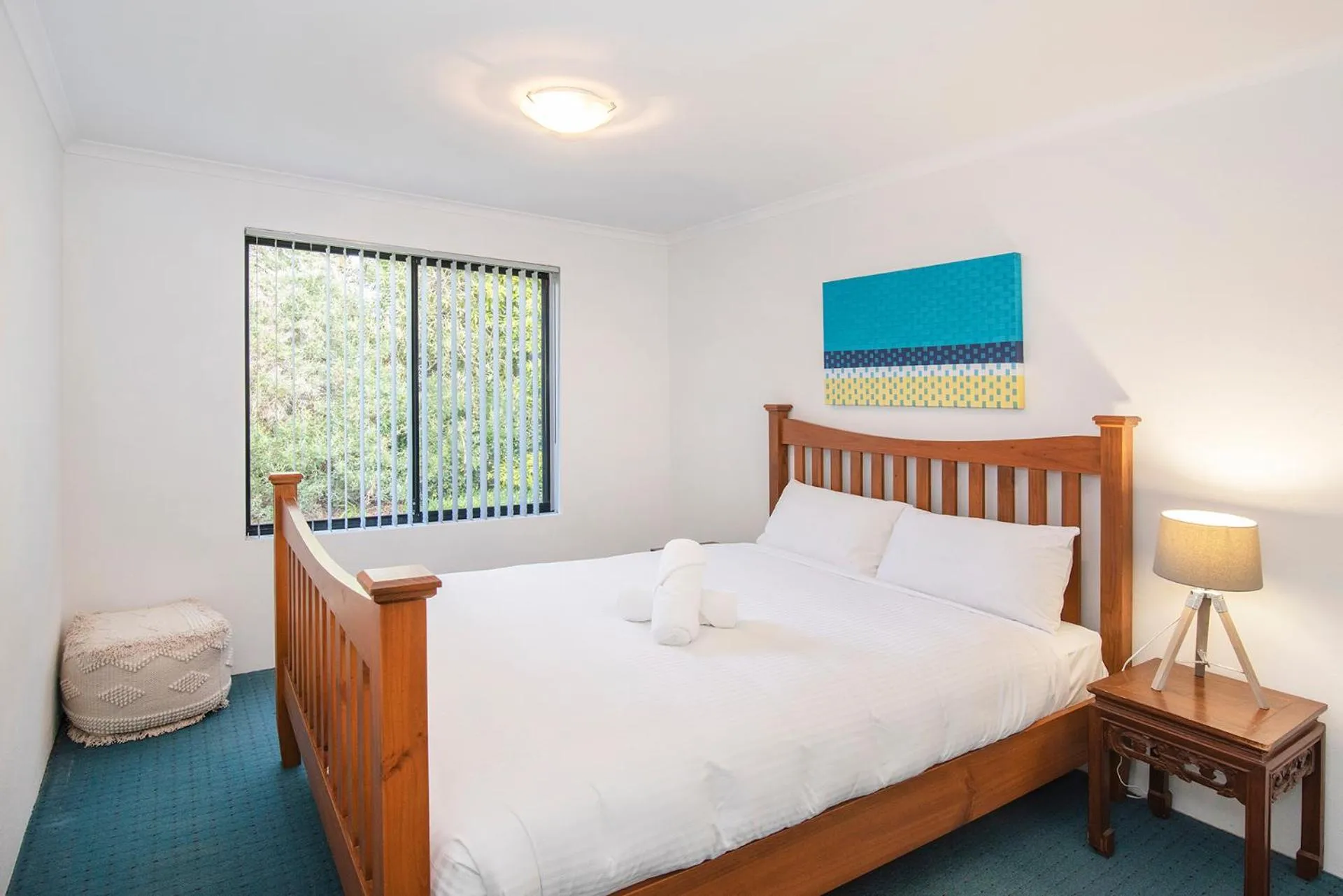 Bed in Dunsborough Beach Cottages