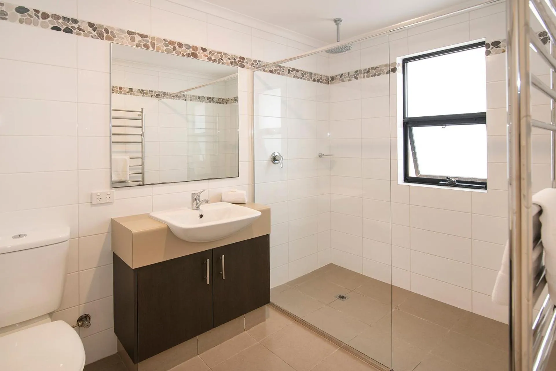 Shower in Dunsborough Beach Cottages