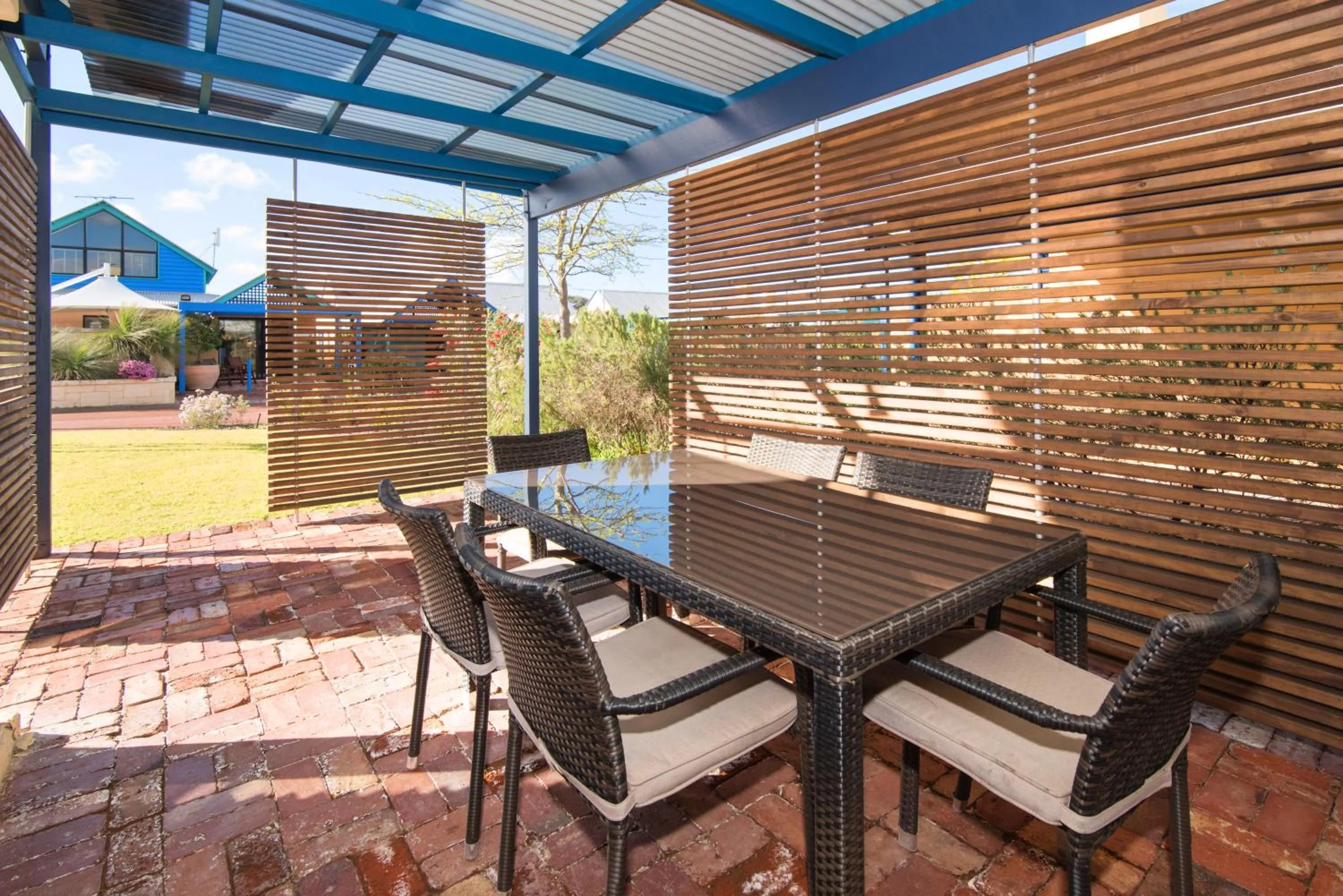 Patio in Dunsborough Beach Cottages
