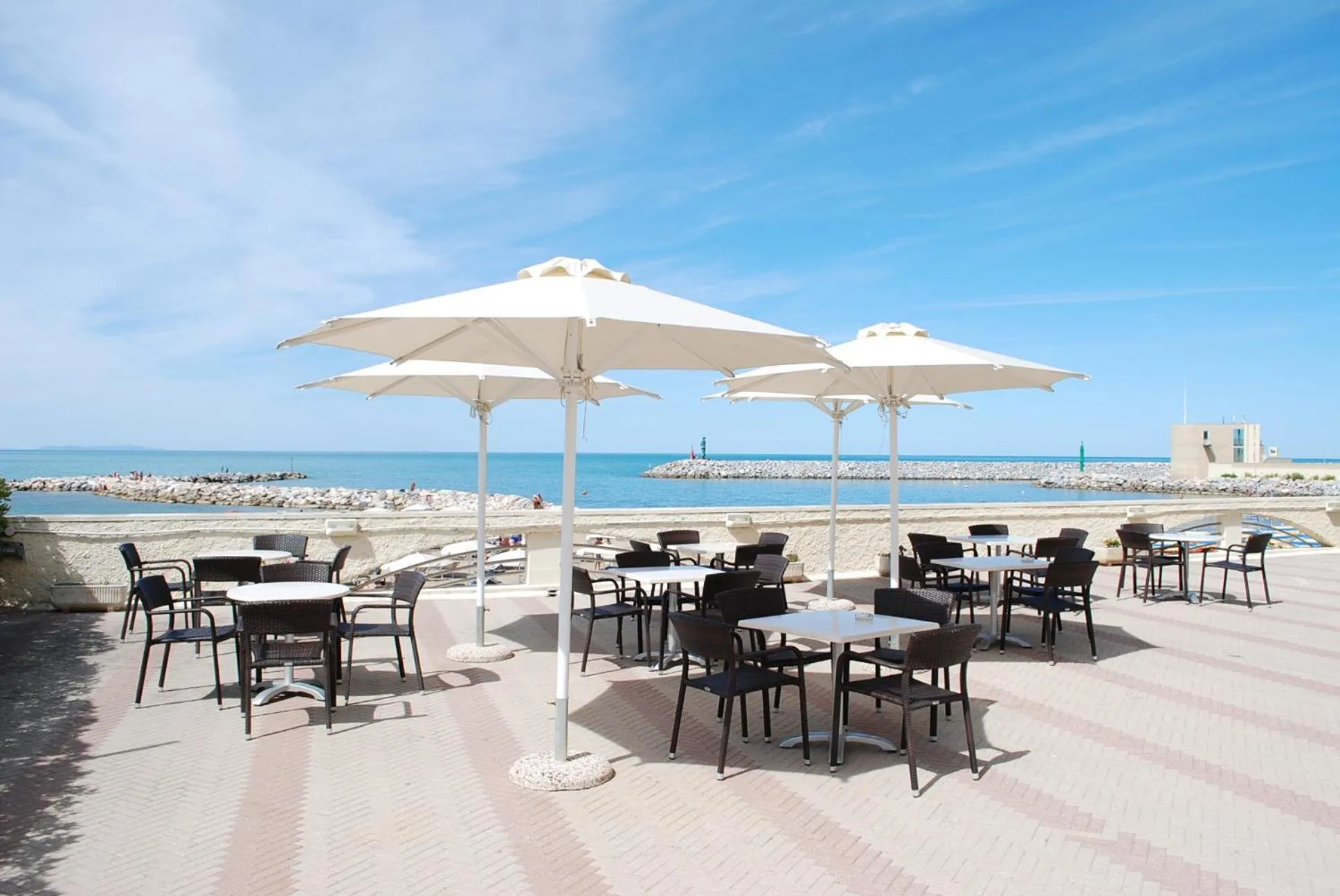 Patio in Hotel Stella Marina