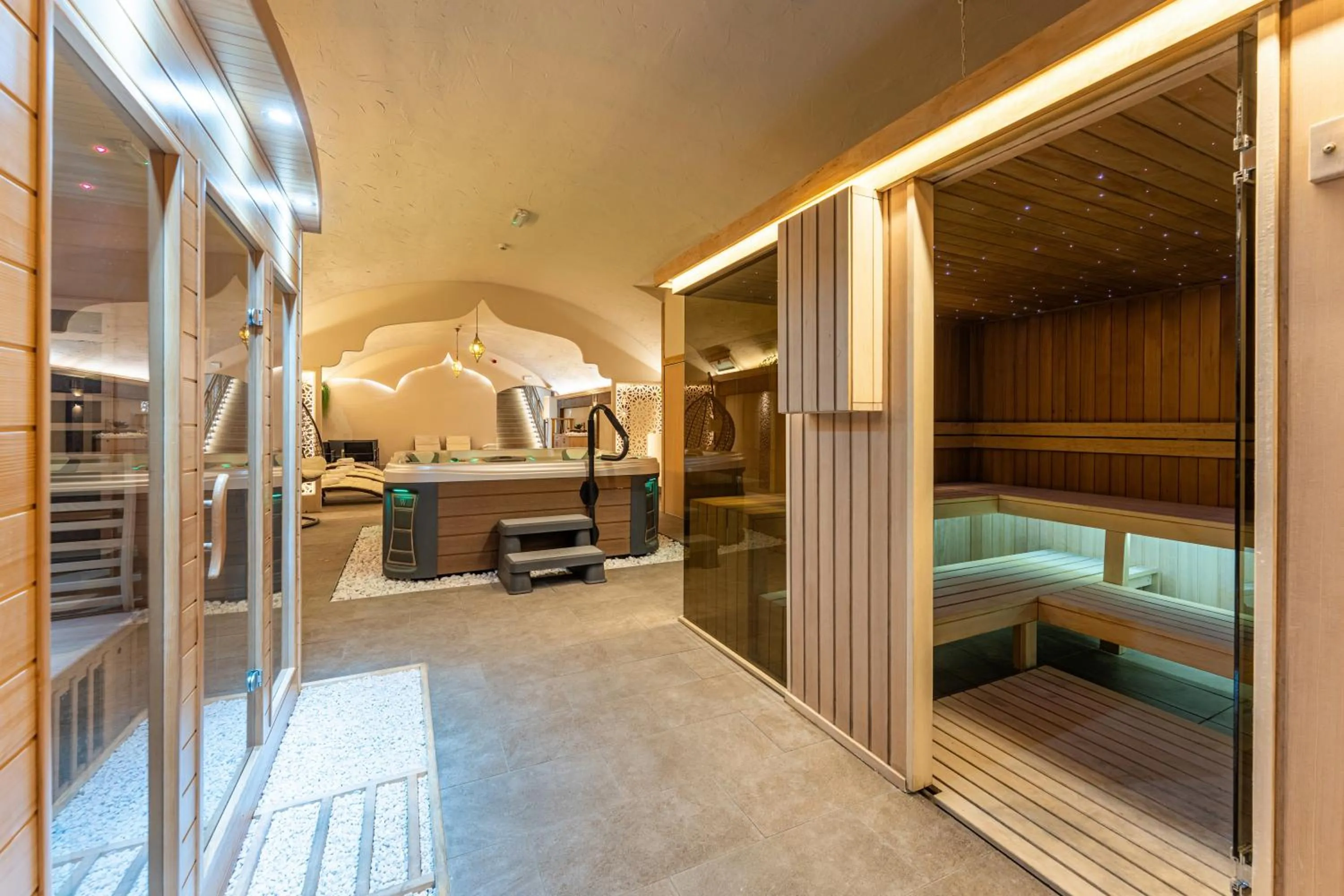 Sauna in OÁZIS Hotel***