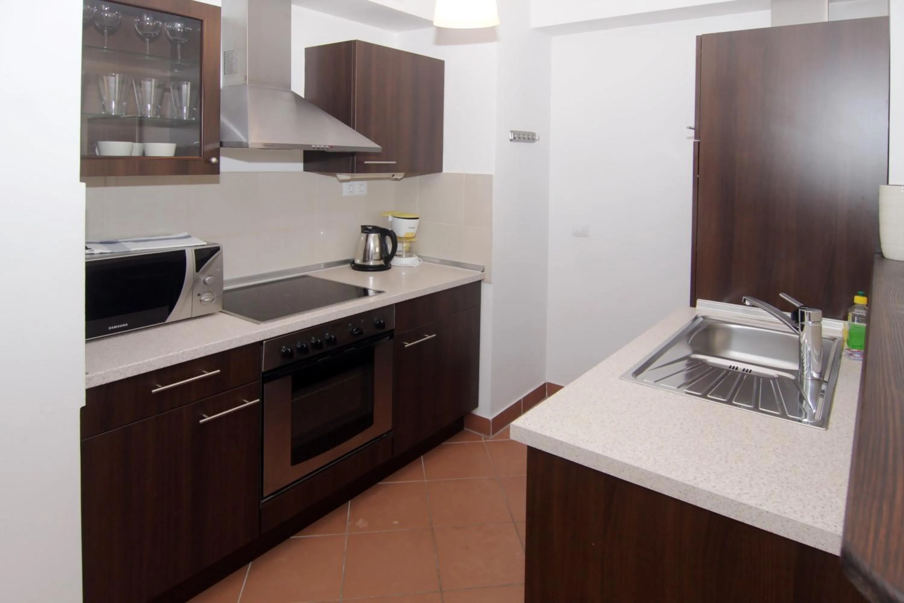 Kitchen or kitchenette in Gozsdu Court Budapest