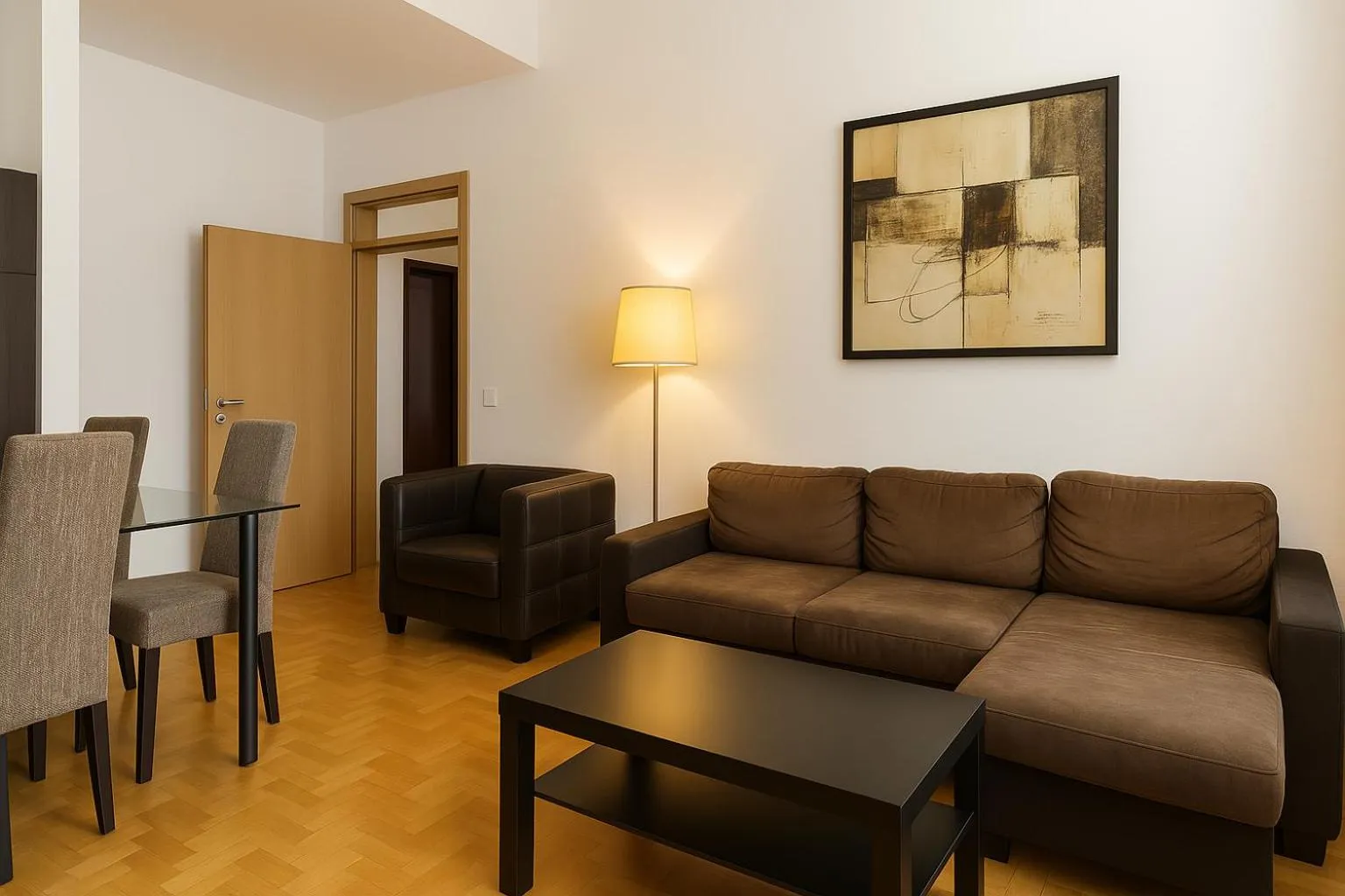 Living room in Gozsdu Court Budapest