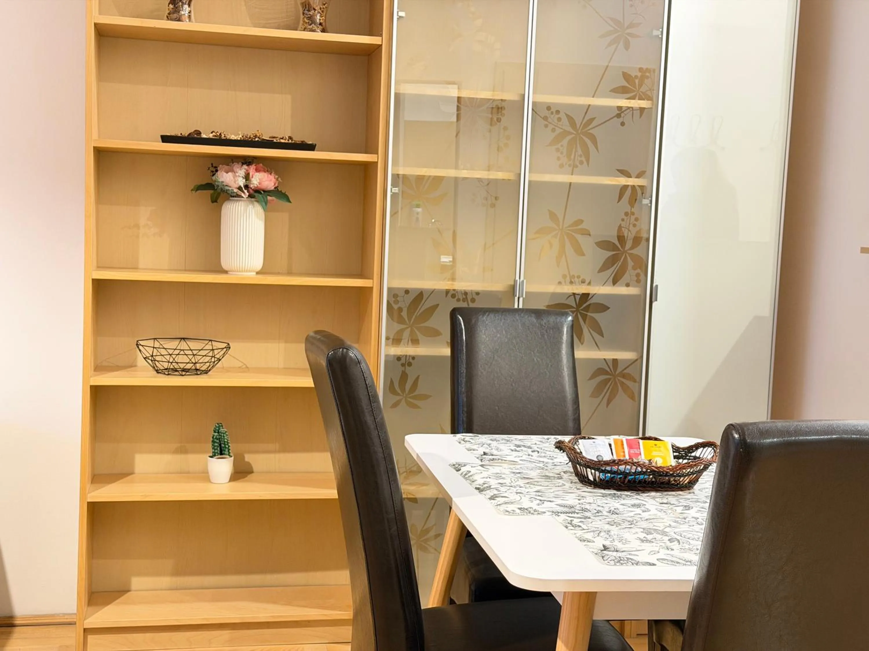 Dining area in Gozsdu Court Budapest