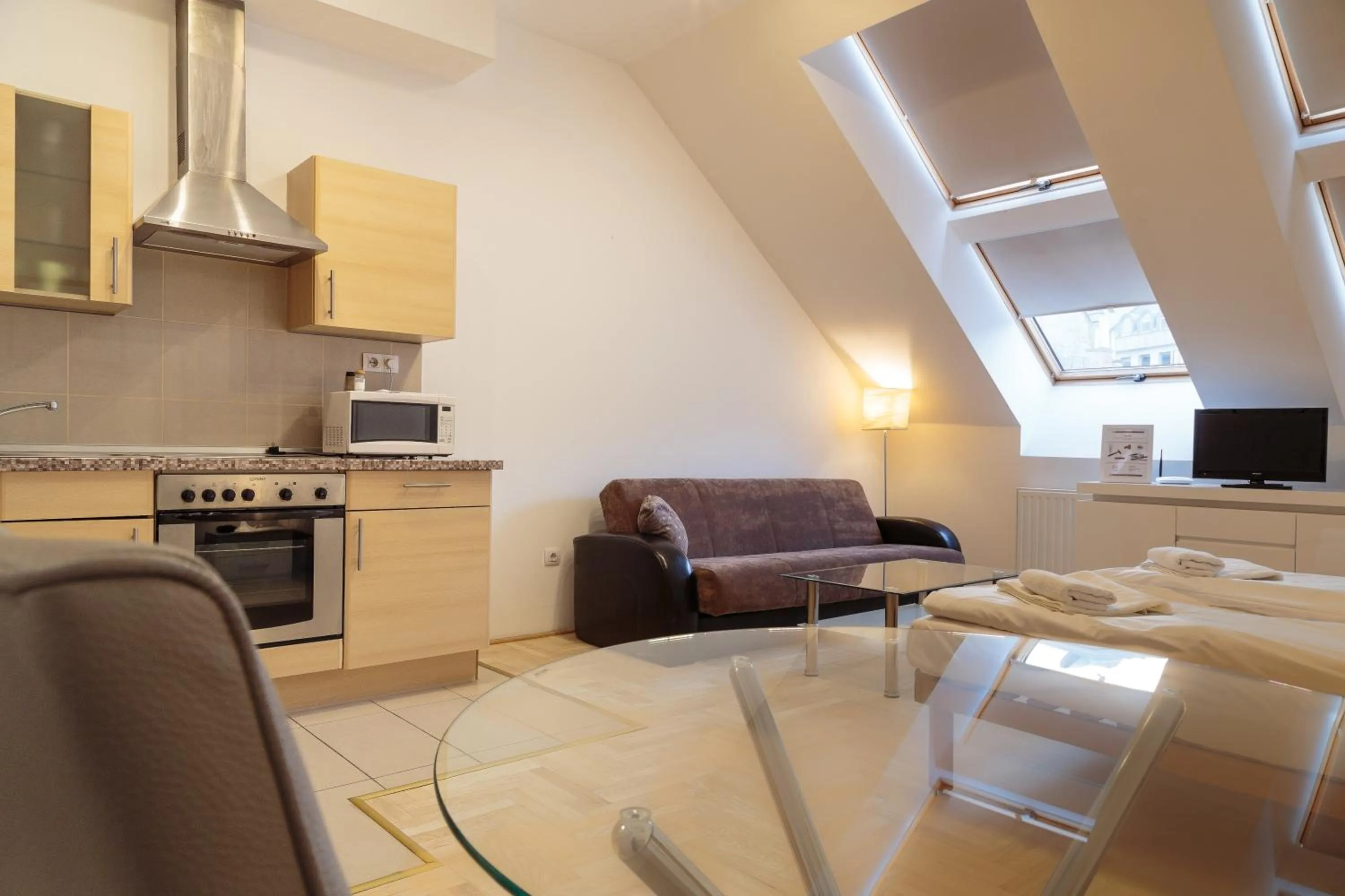 Living room in Gozsdu Court Budapest