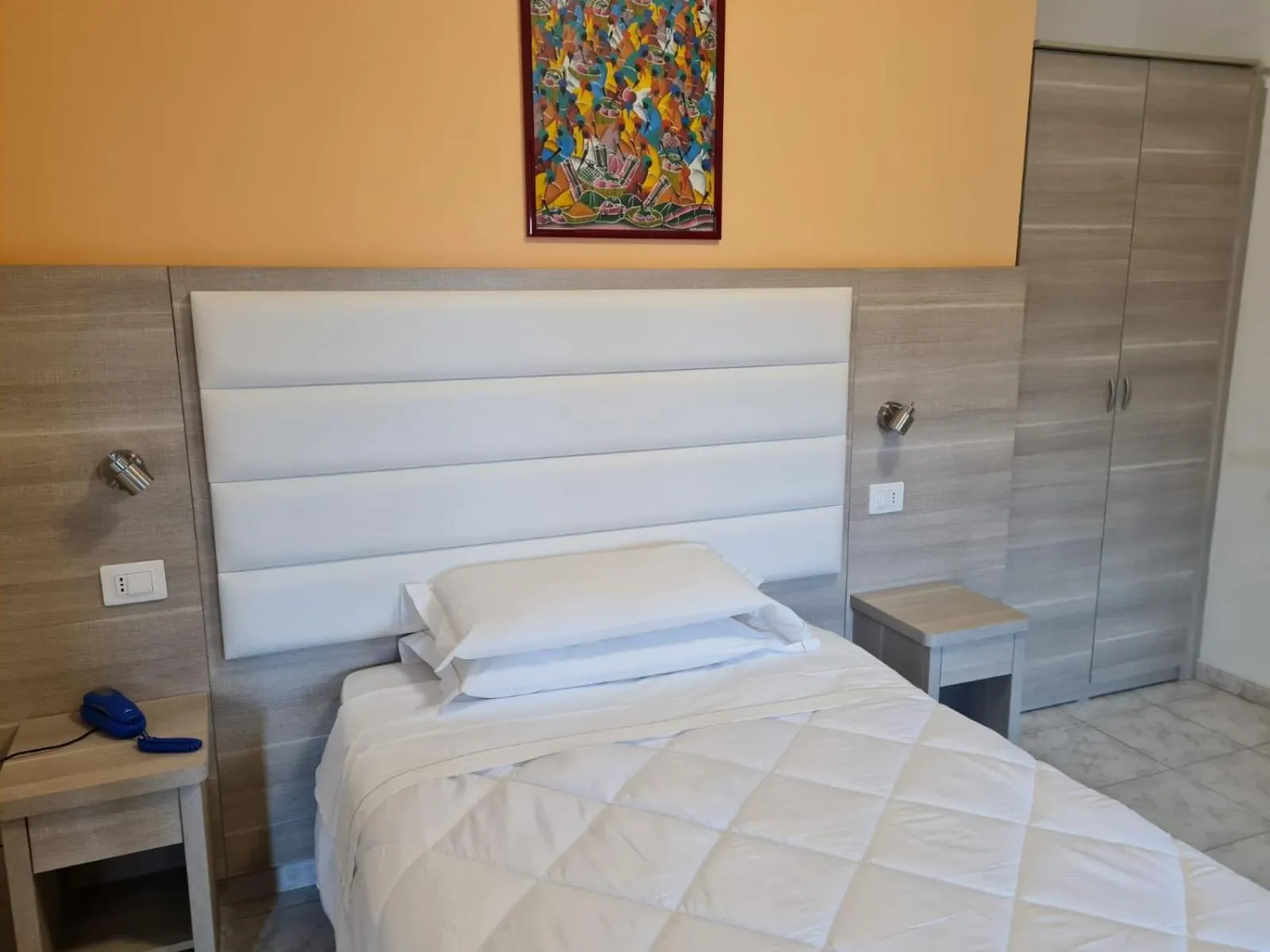 Bed in Hotel San Marco