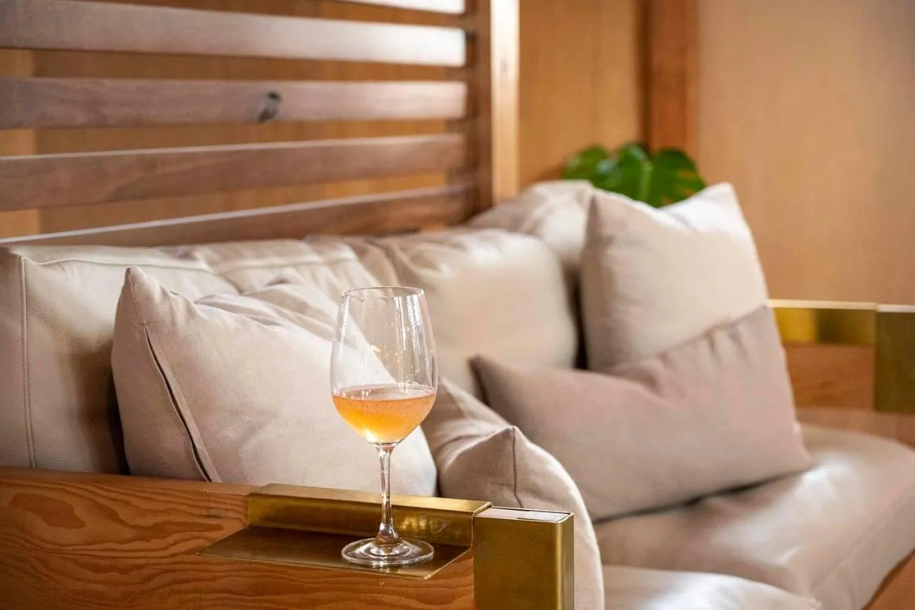 Seating area in be&be castlemaine