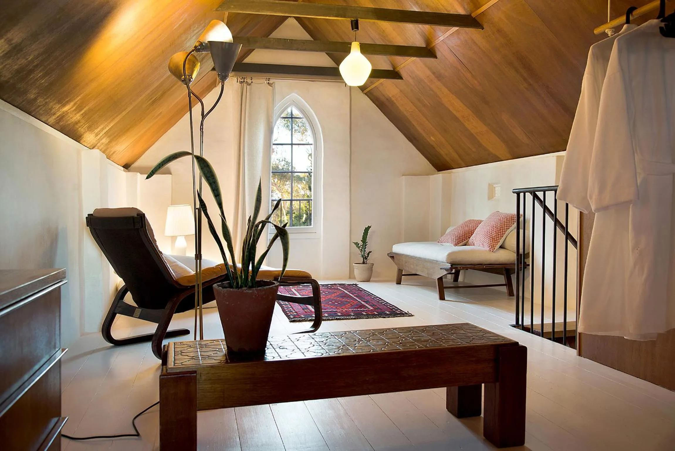 Living room in be&be castlemaine