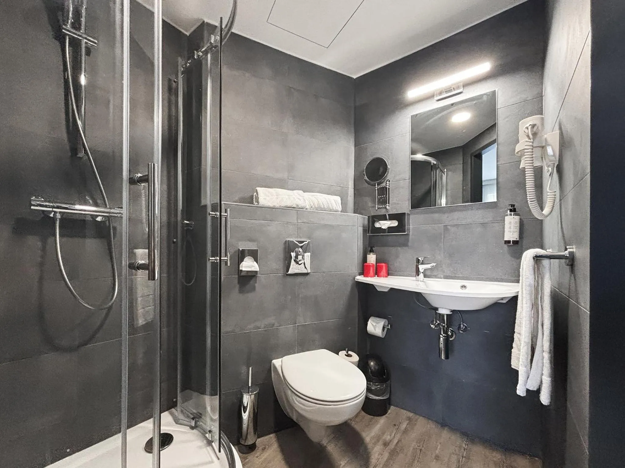 Bathroom in NEXTO DORMERO Hotel Budapest