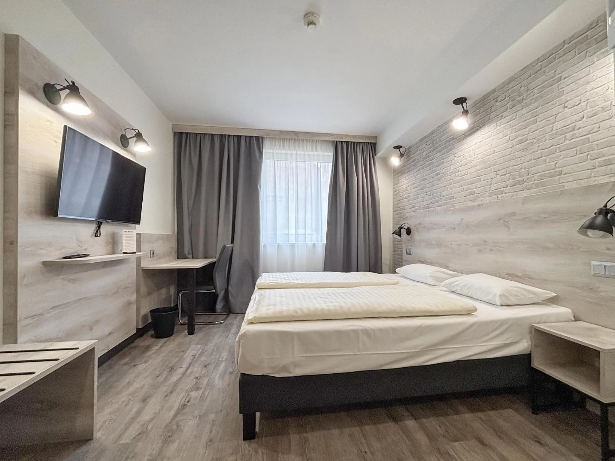 Photo of the whole room, Bed in NEXTO DORMERO Hotel Budapest