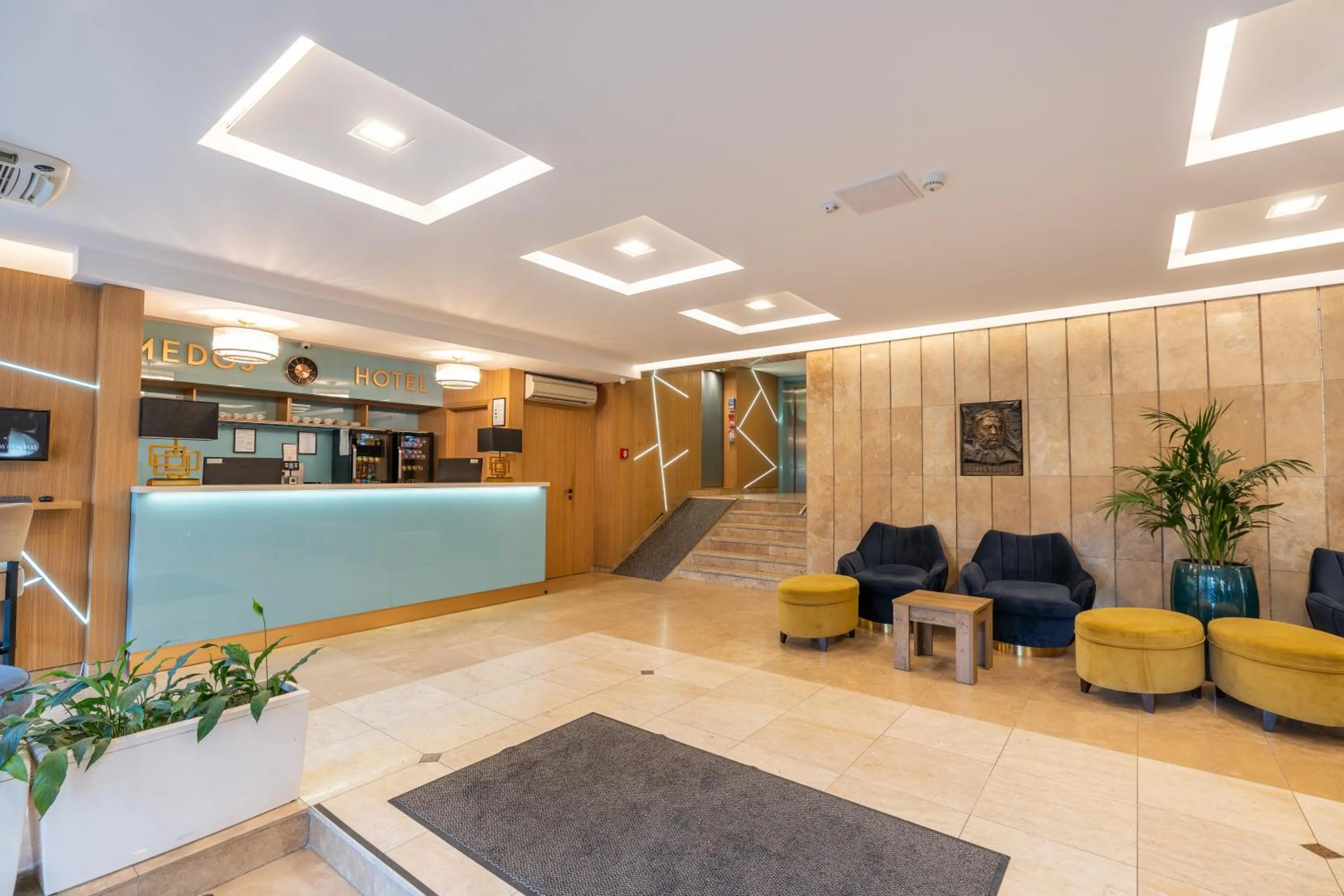 Lobby or reception in Medos Hotel