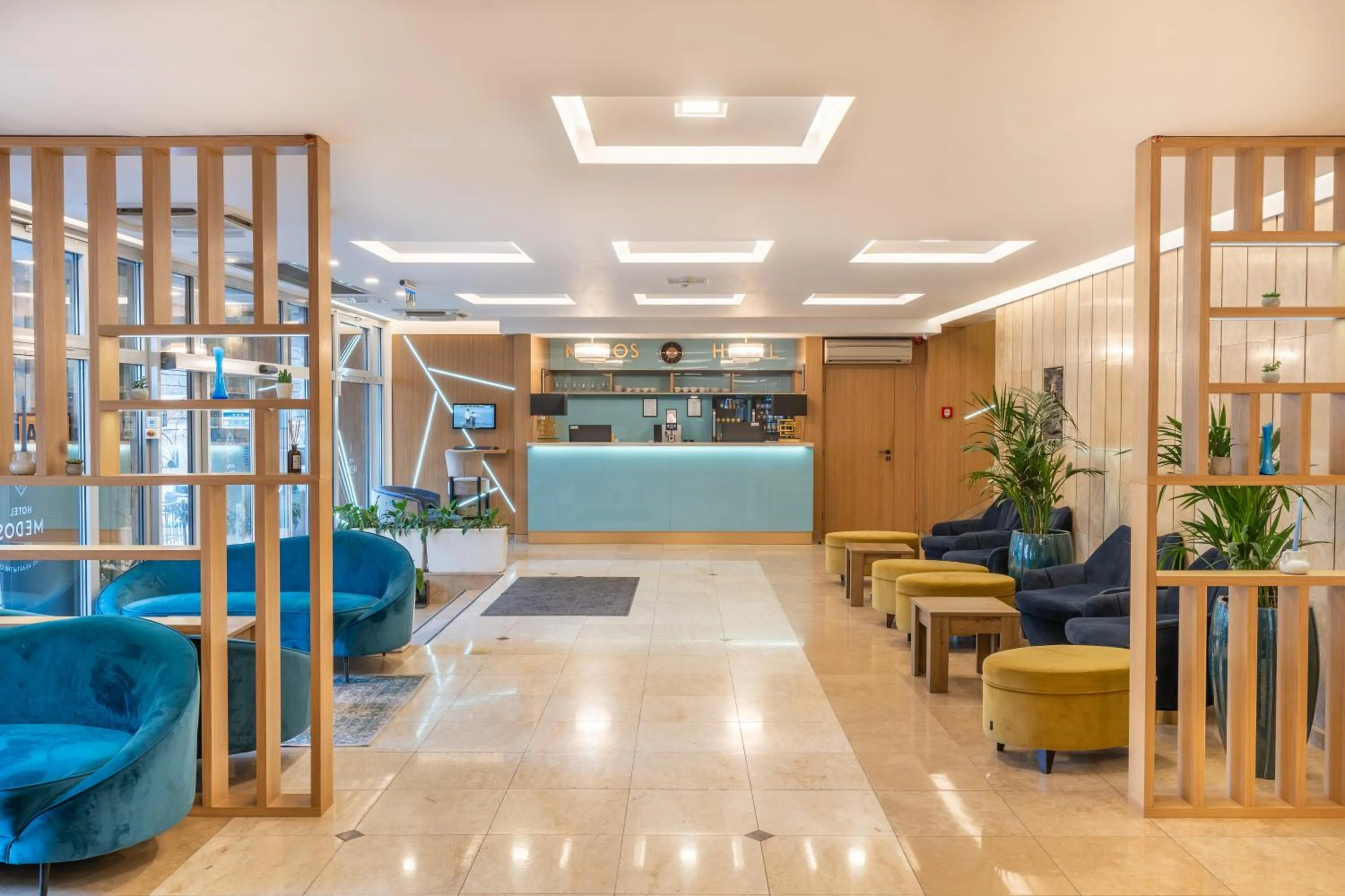 Lobby or reception in Medos Hotel