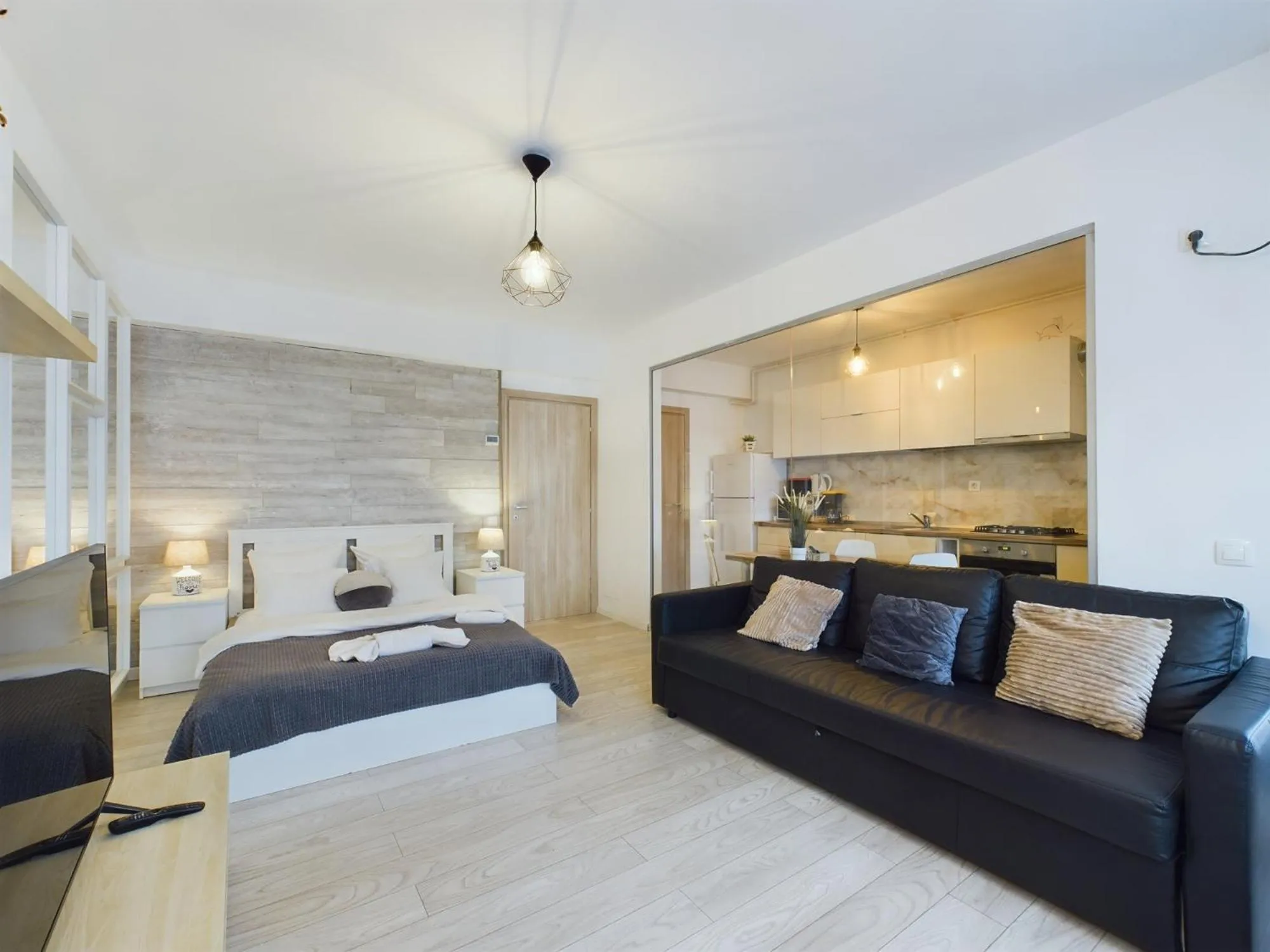 Living room, Bed in Lujerului Studio