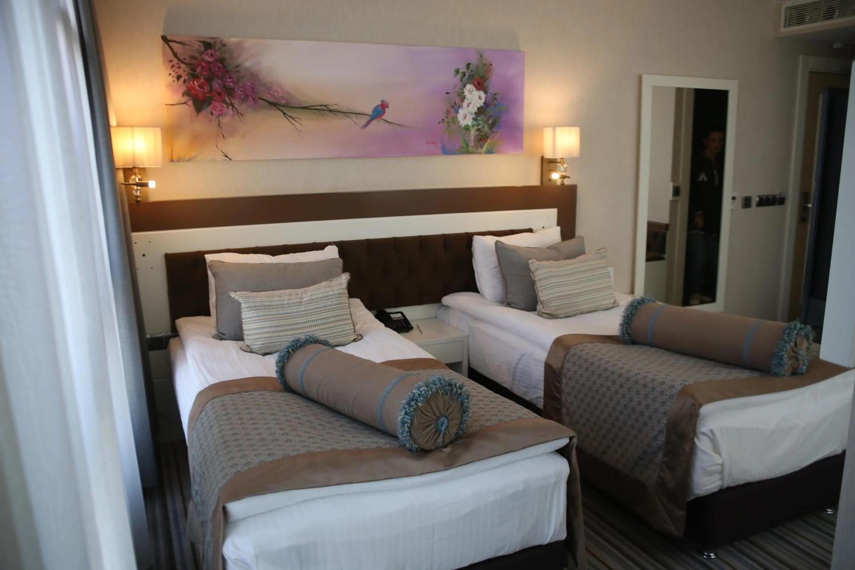 Bed in Seven Deep Hotel