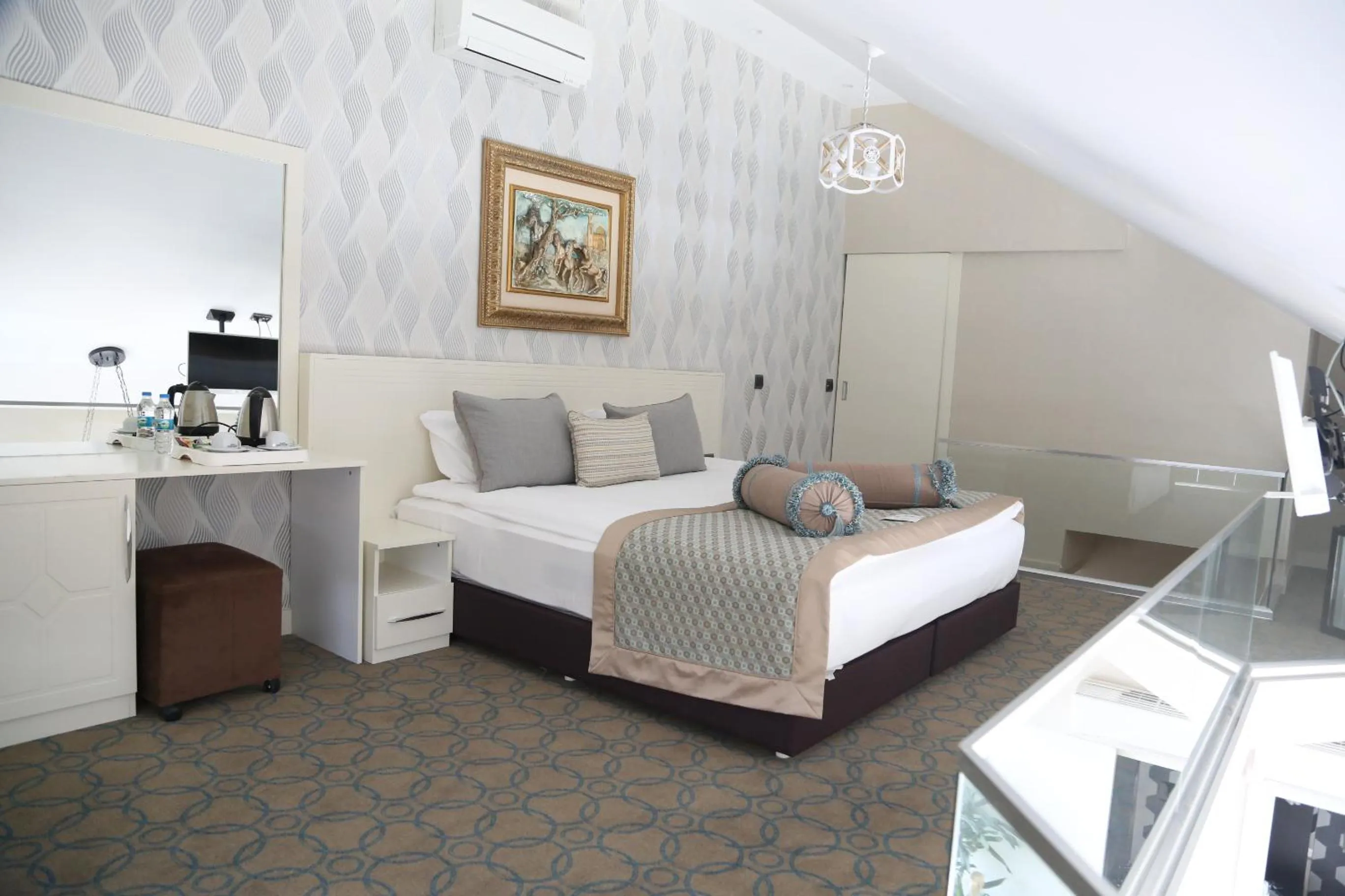 Bed in Seven Deep Hotel