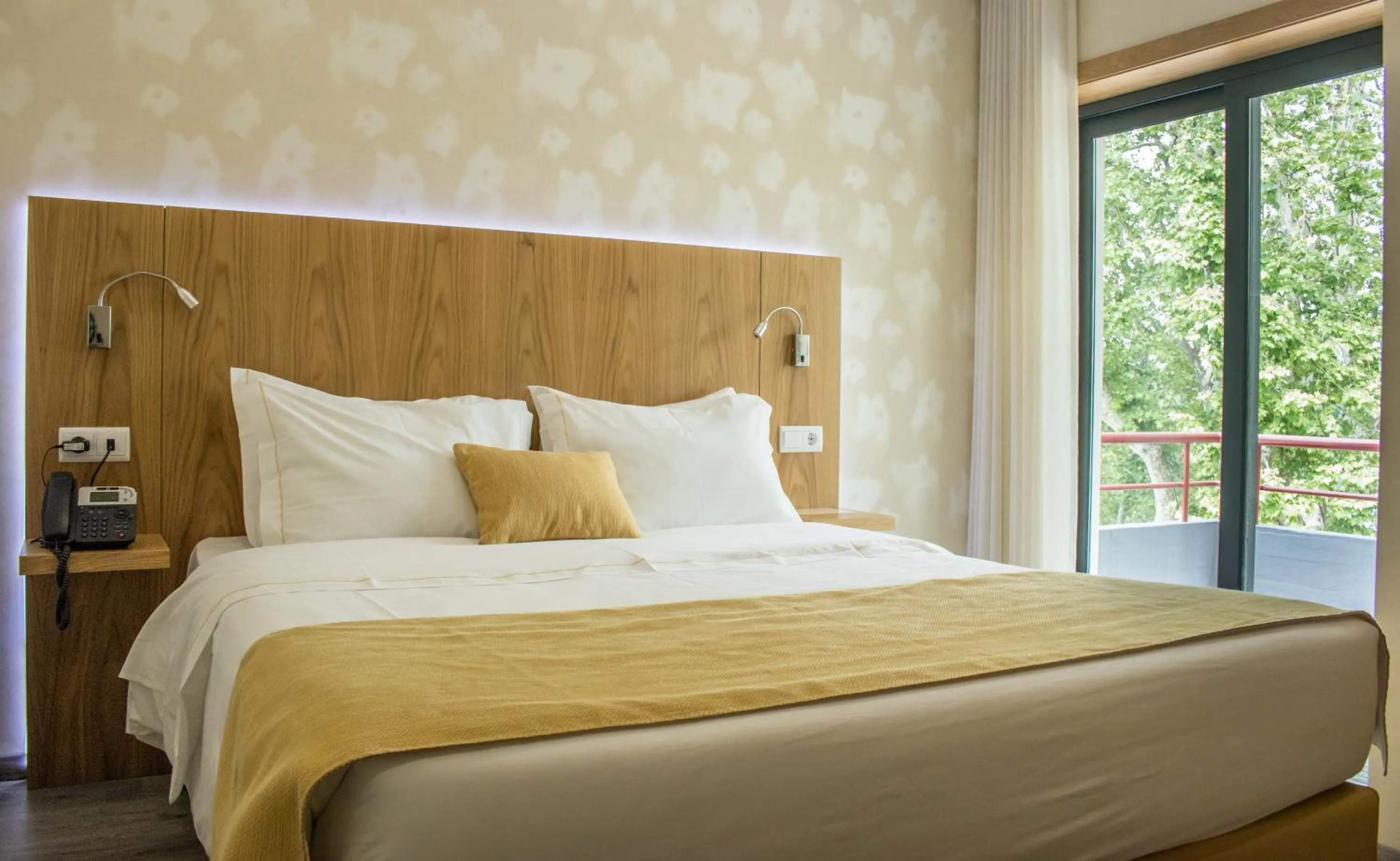 Bed in Hotel Império do Norte