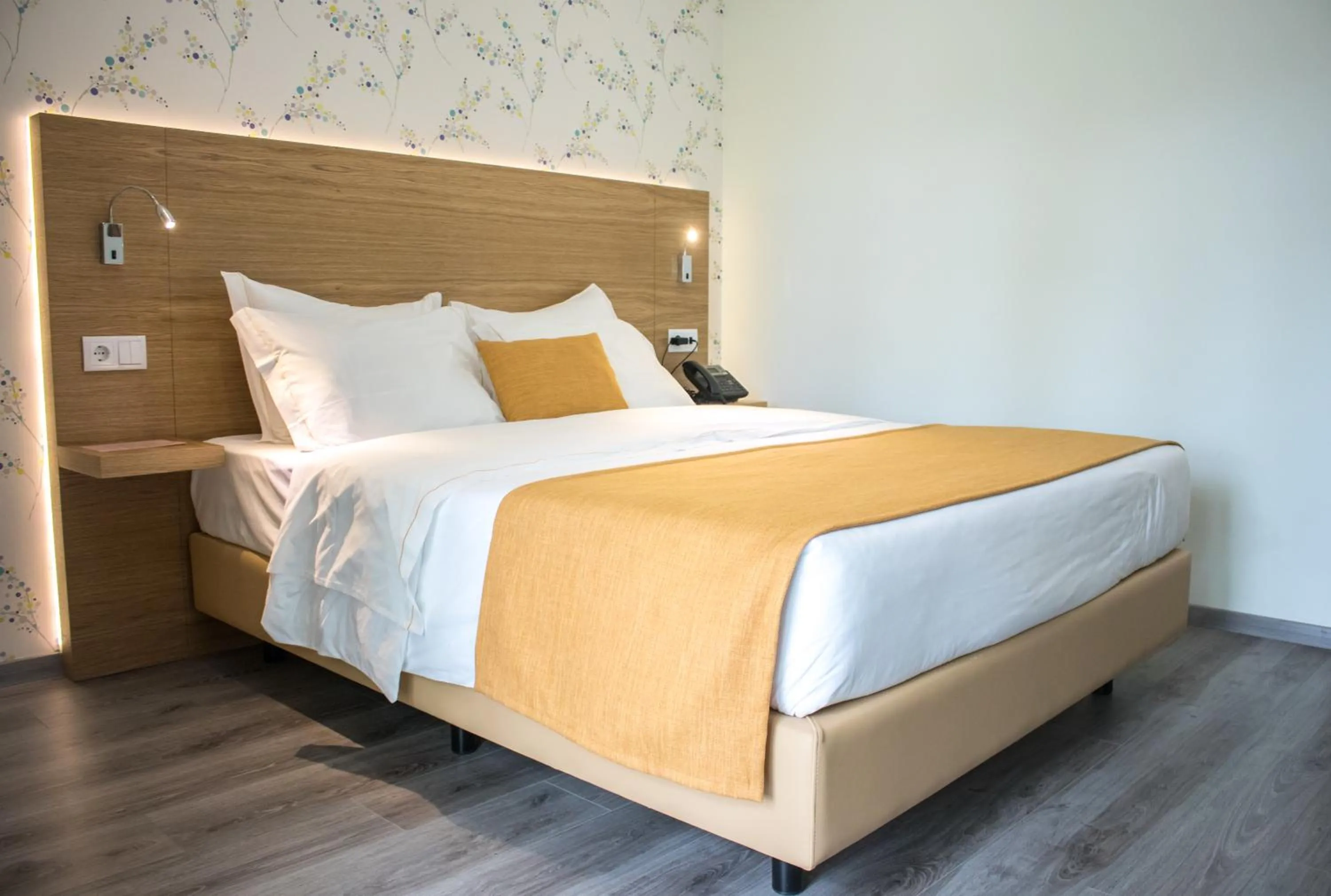 Bed in Hotel Império do Norte