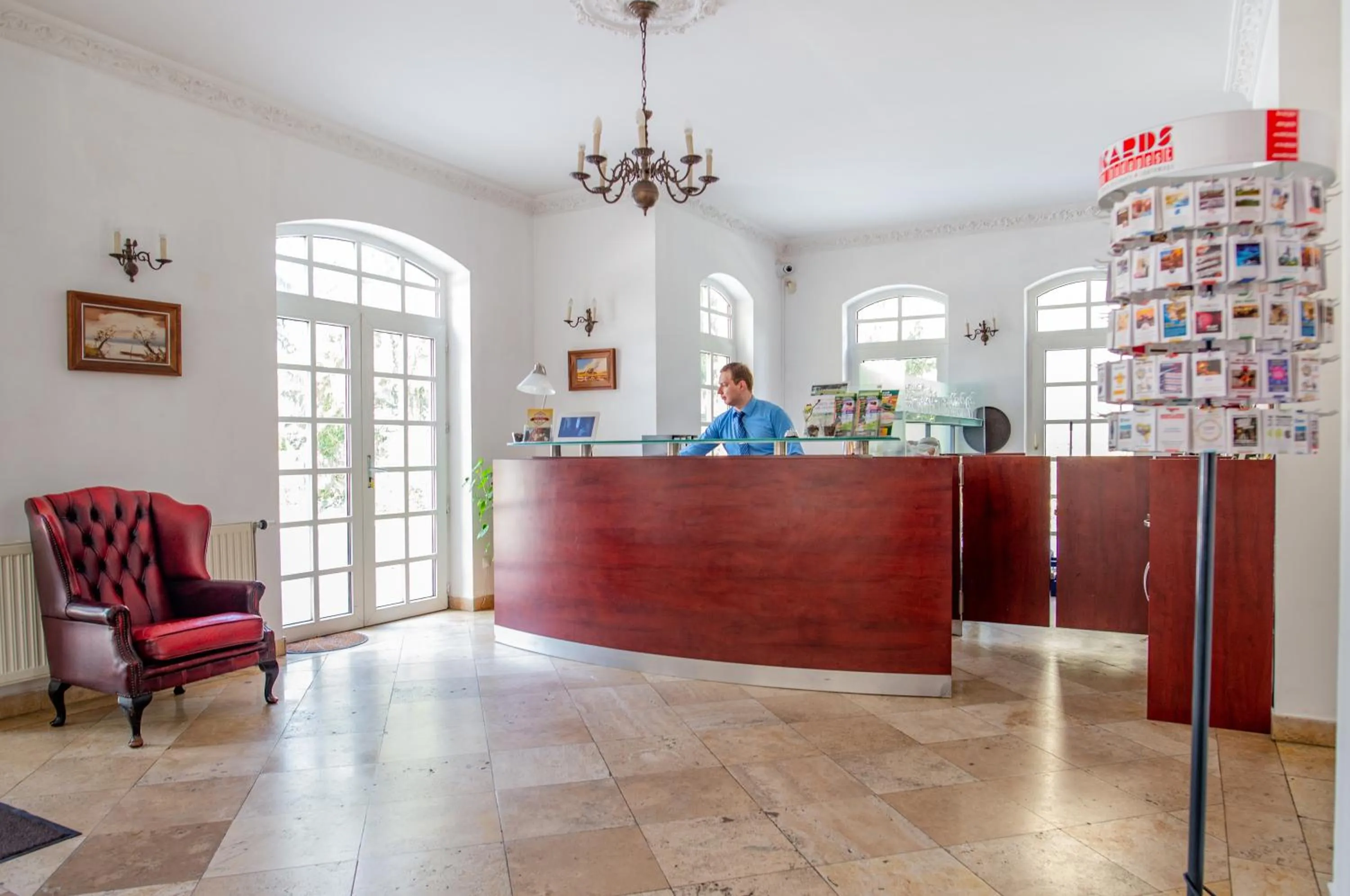 Lobby or reception in Walzer Hotel