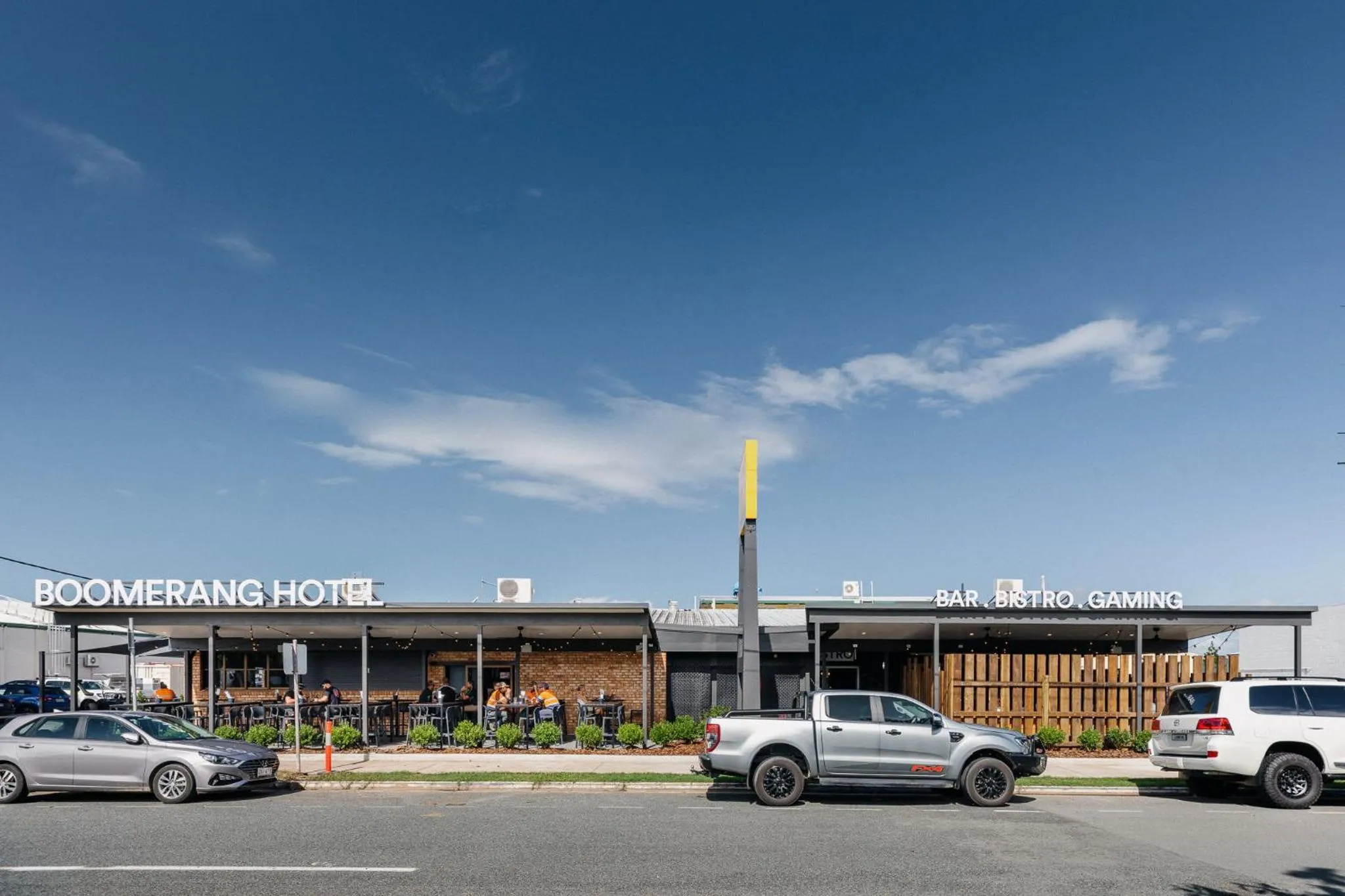 Property building in Boomerang Hotel