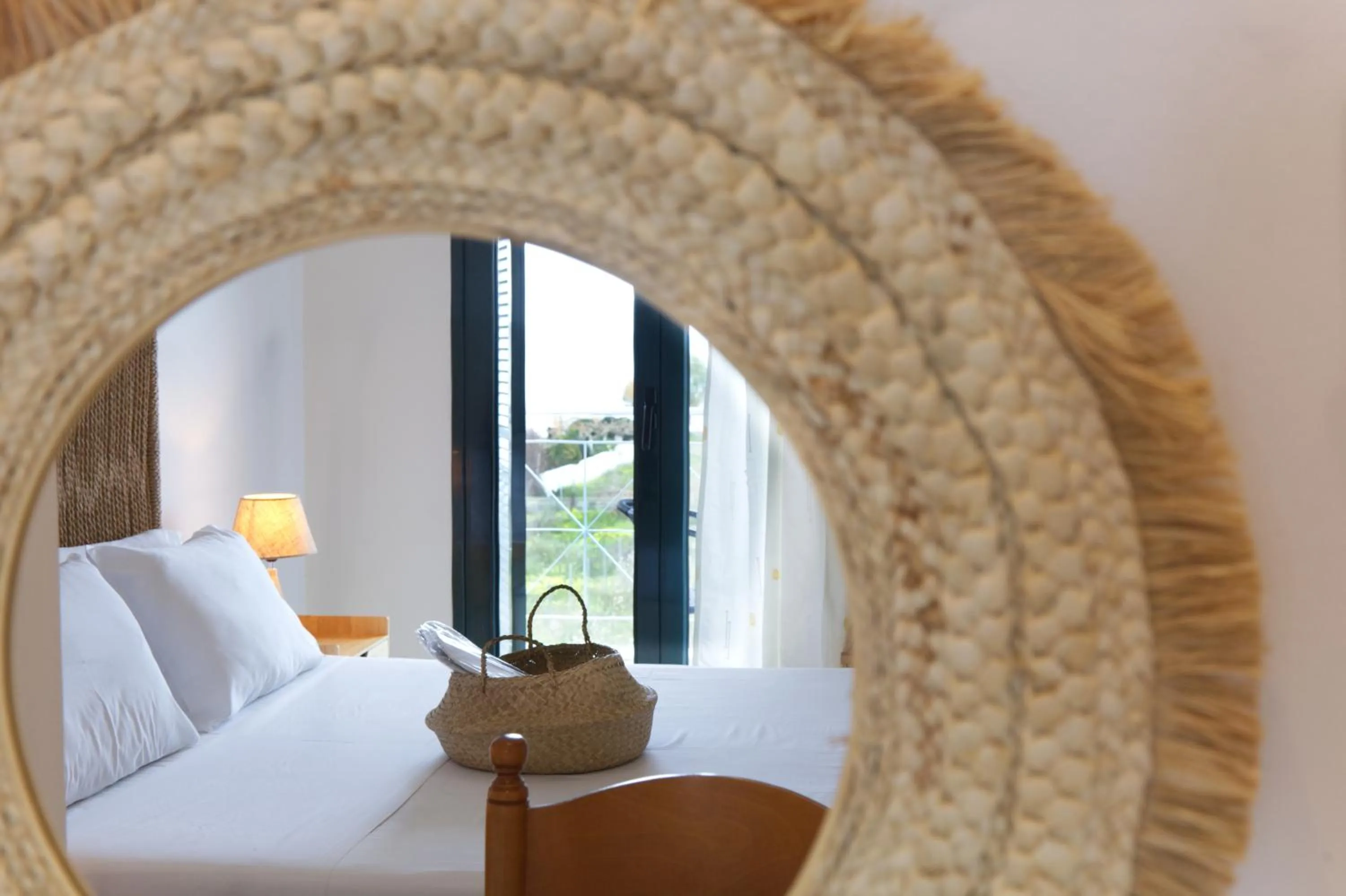 Bed in Koukounari Apartments