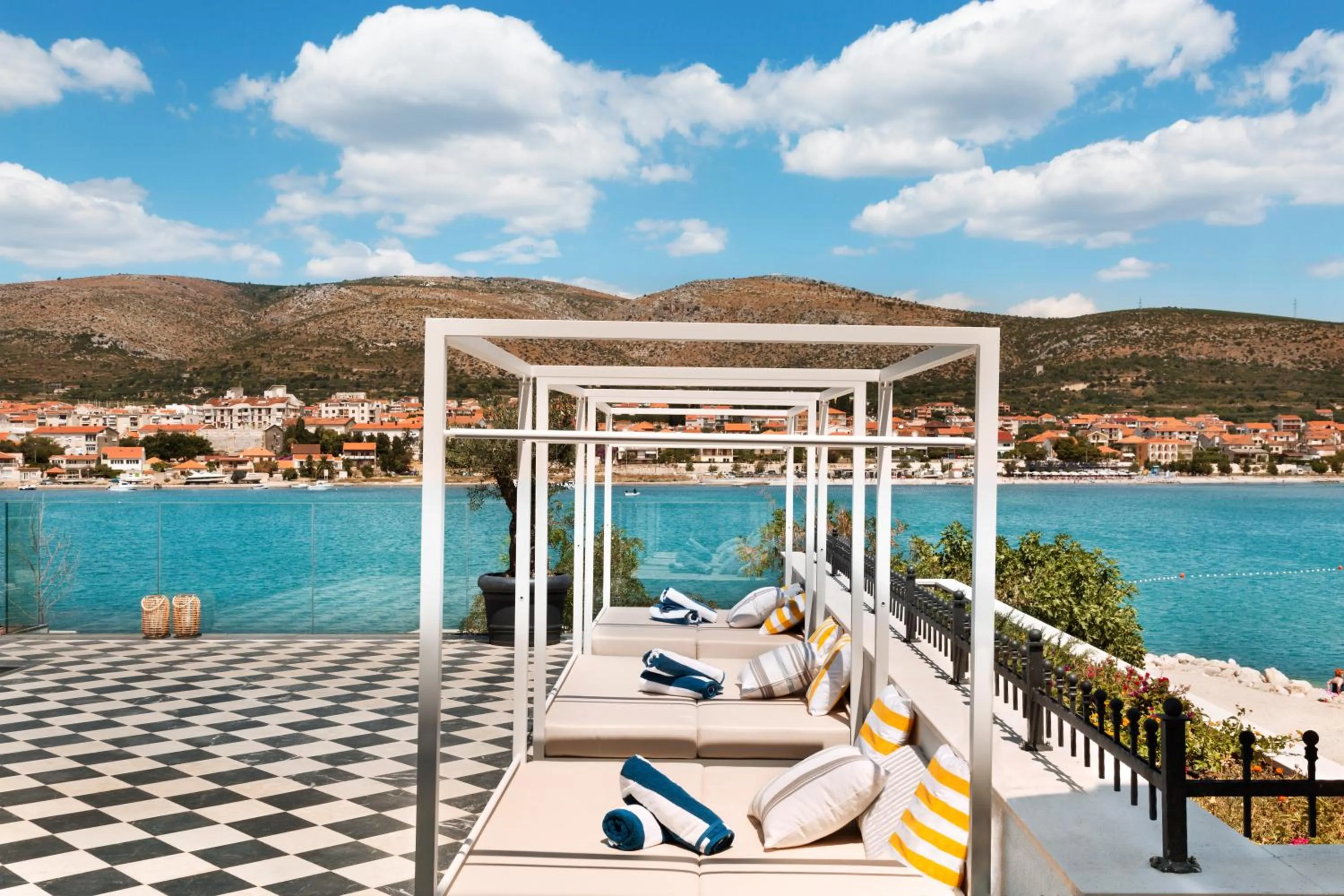 Patio in Hotel Brown Beach House & Spa