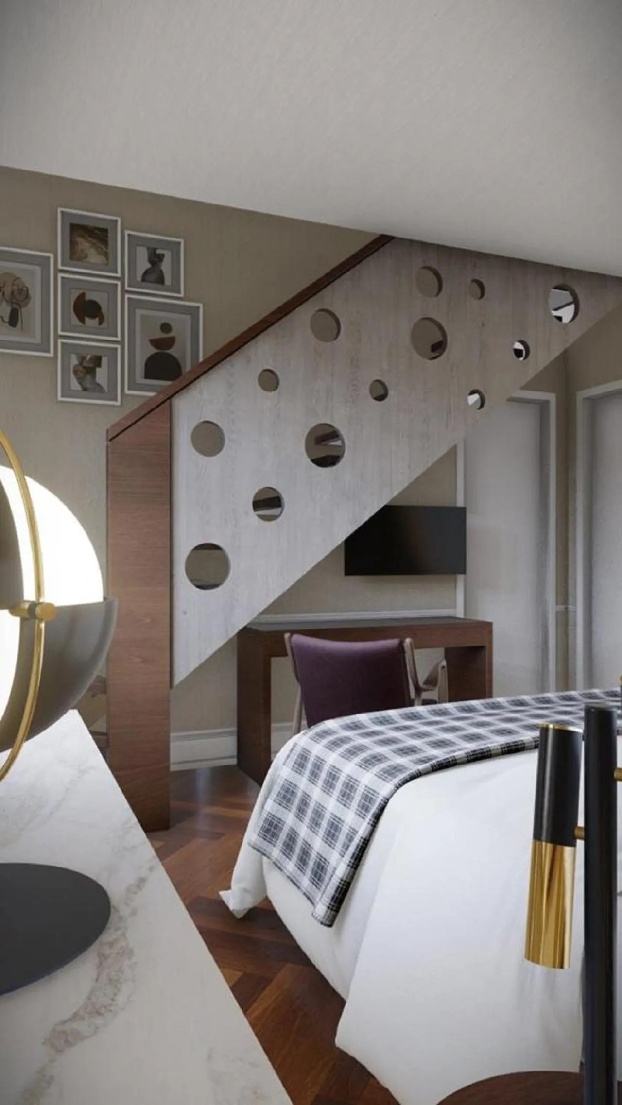 Decorative detail, Bed in Hotel Brown Beach House & Spa