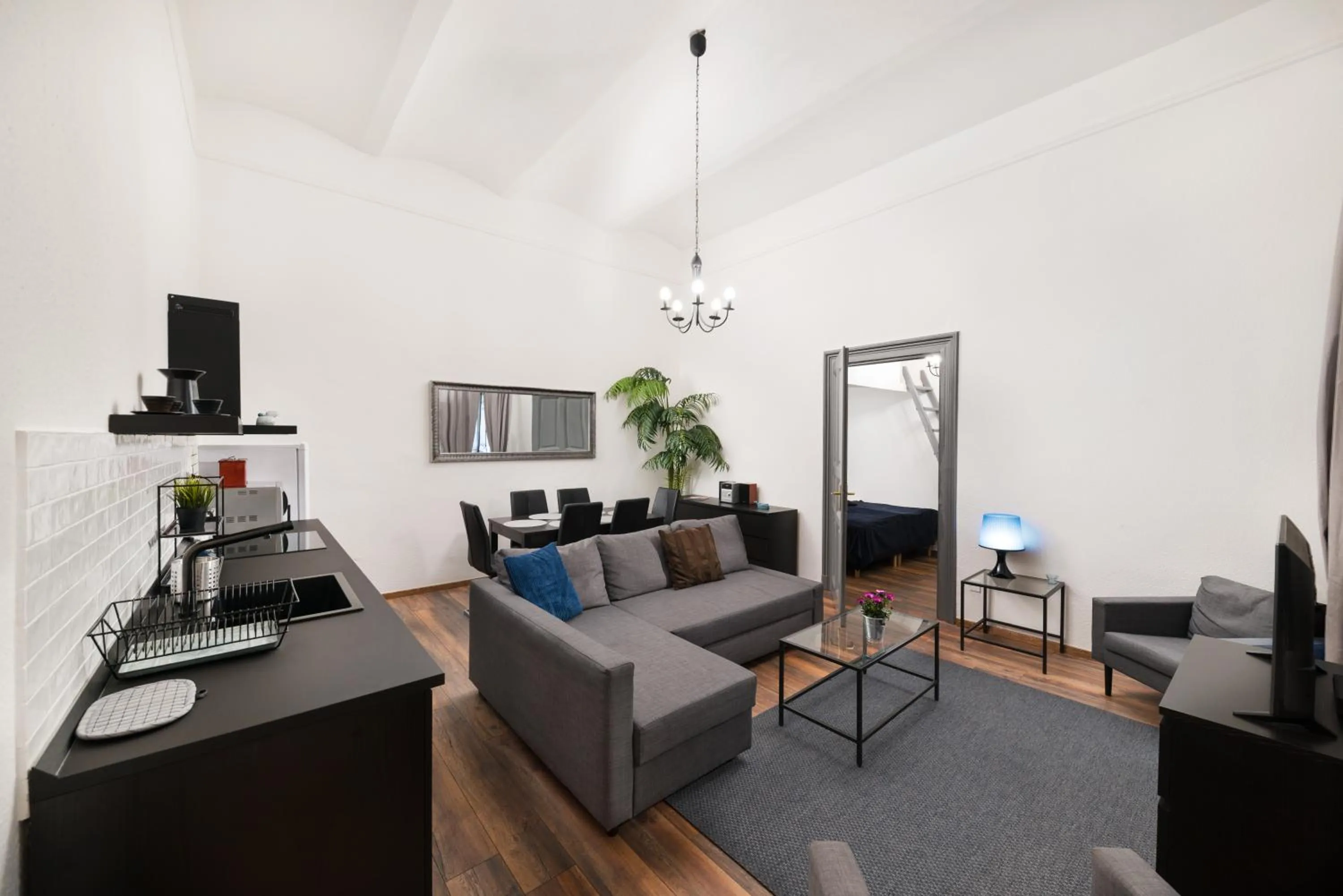 Living room in Karma Boutique Apartments