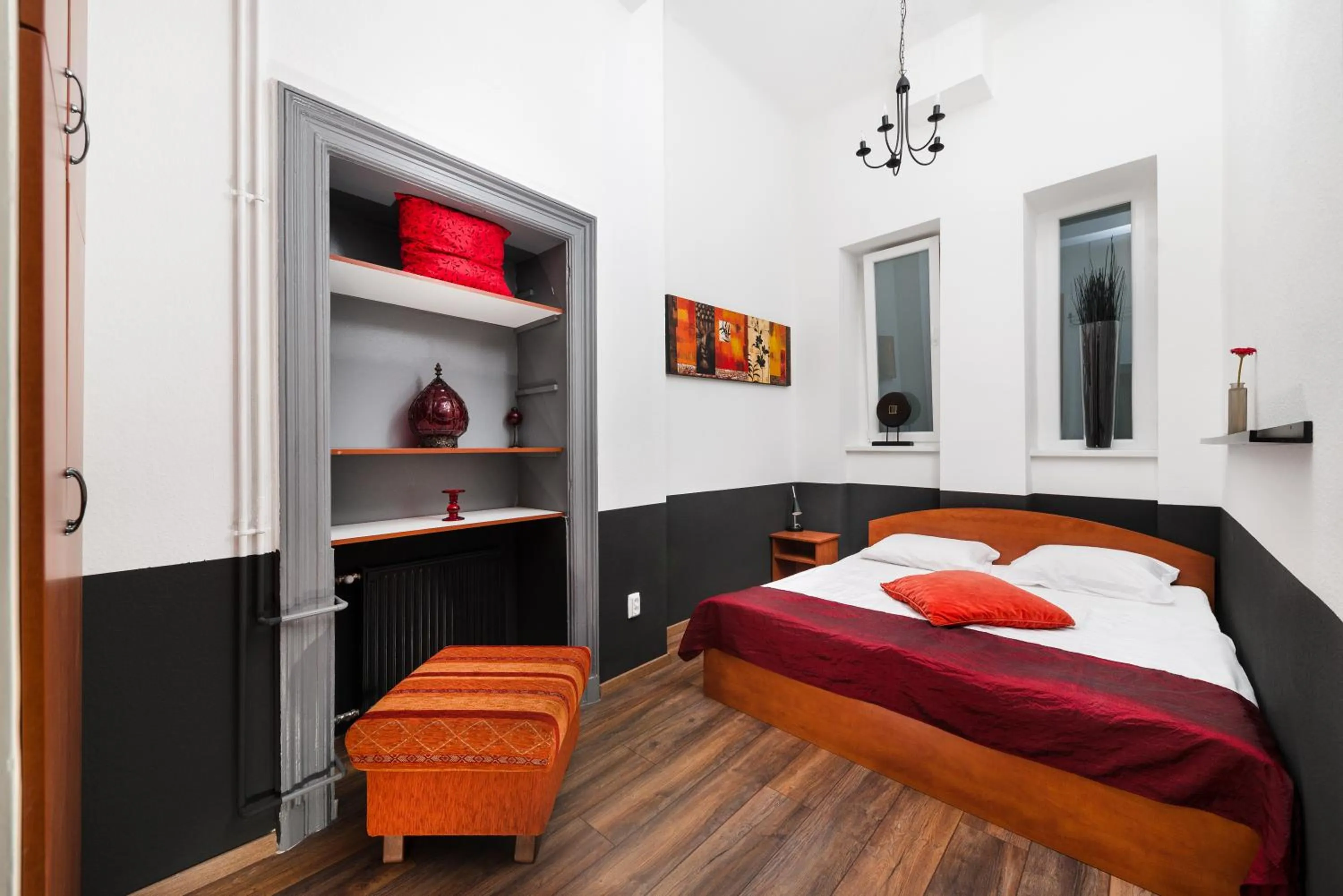 Bedroom, Bed in Karma Boutique Apartments