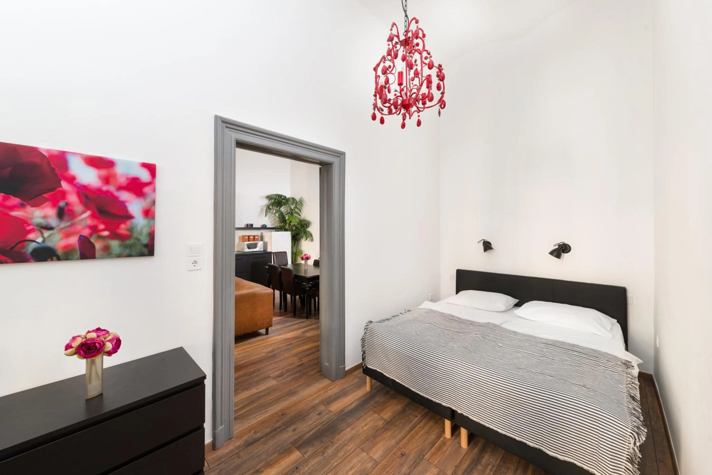 Bedroom, Bed in Karma Boutique Apartments