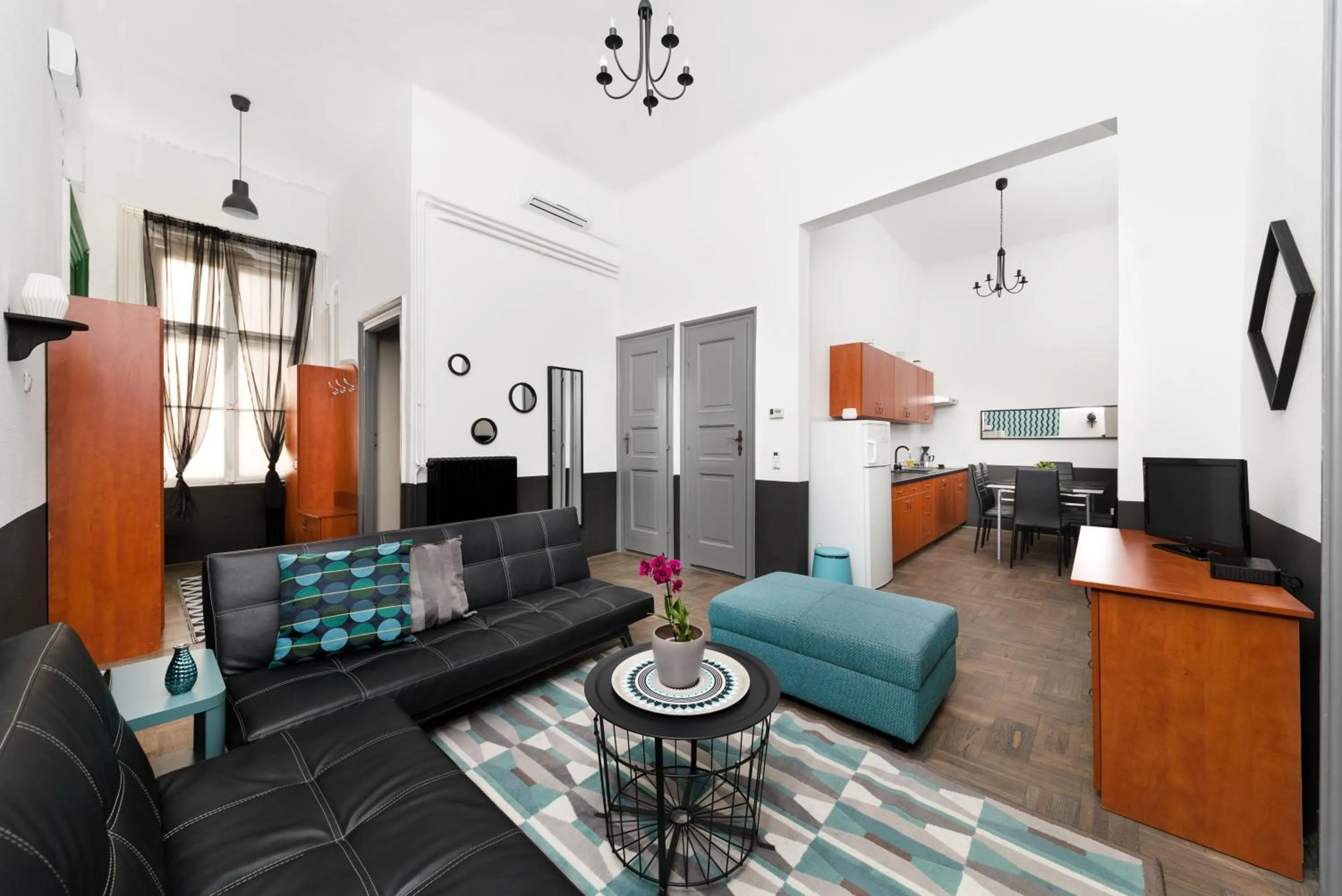 Kitchen or kitchenette in Karma Boutique Apartments