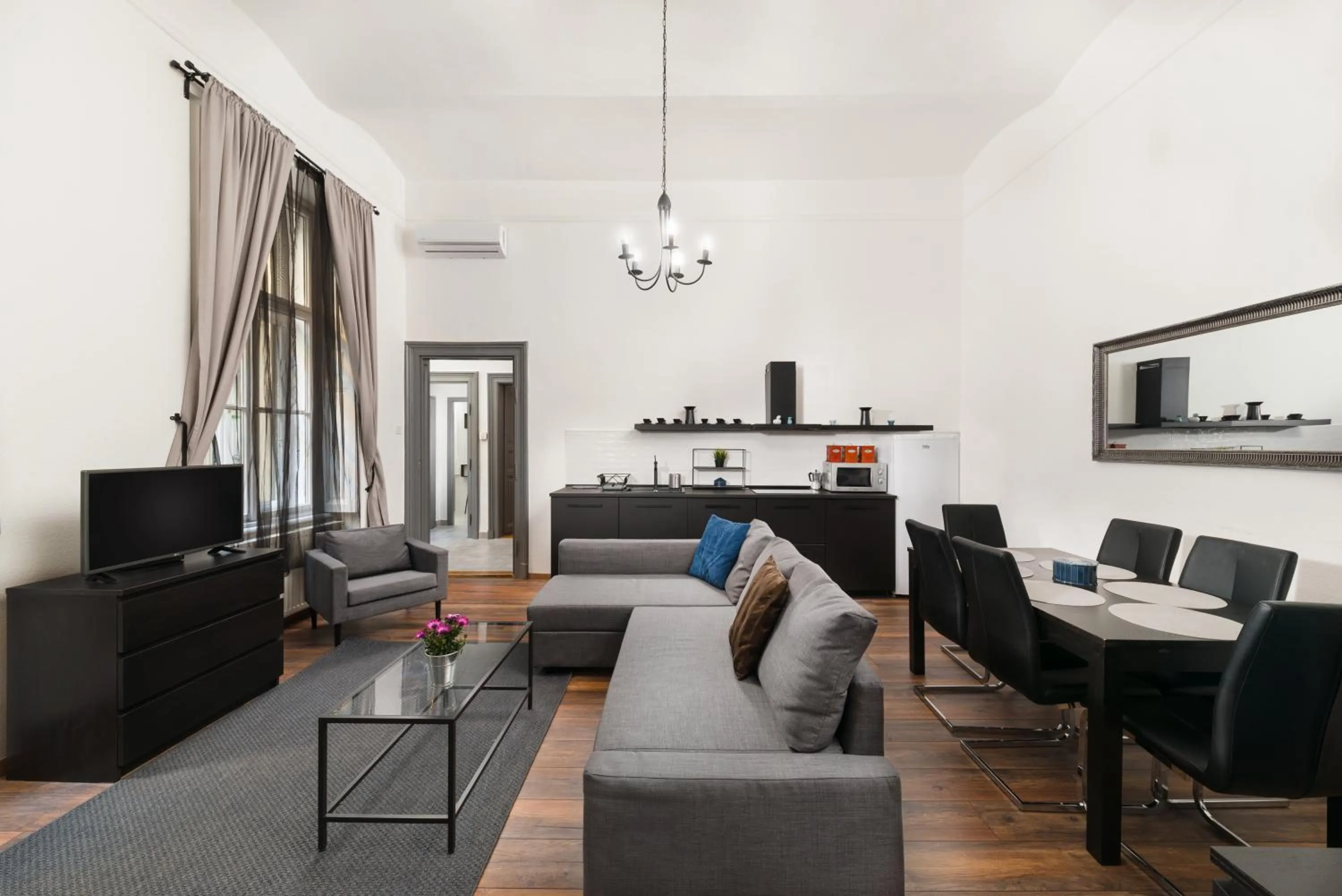 Living room in Karma Boutique Apartments