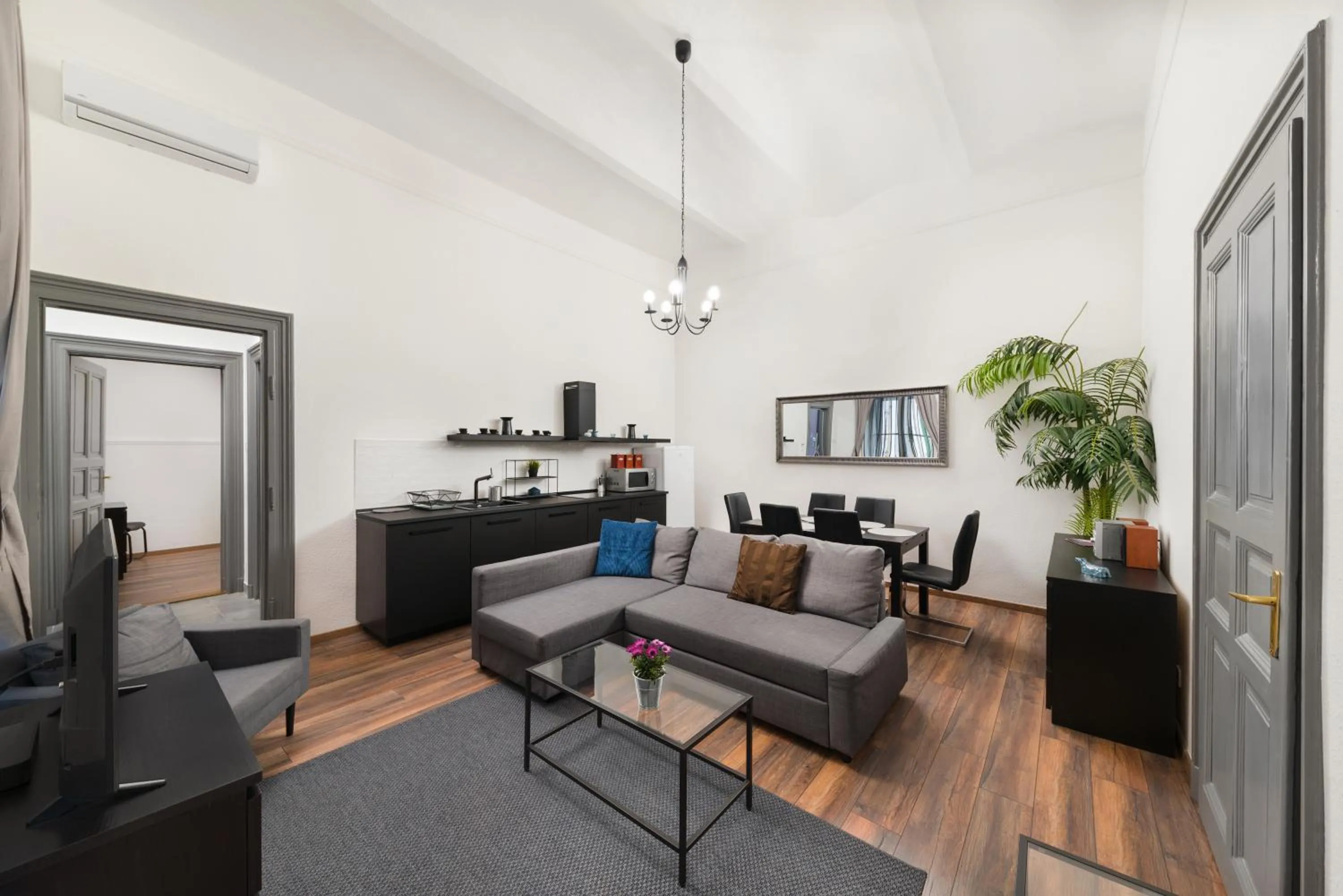 Living room in Karma Boutique Apartments