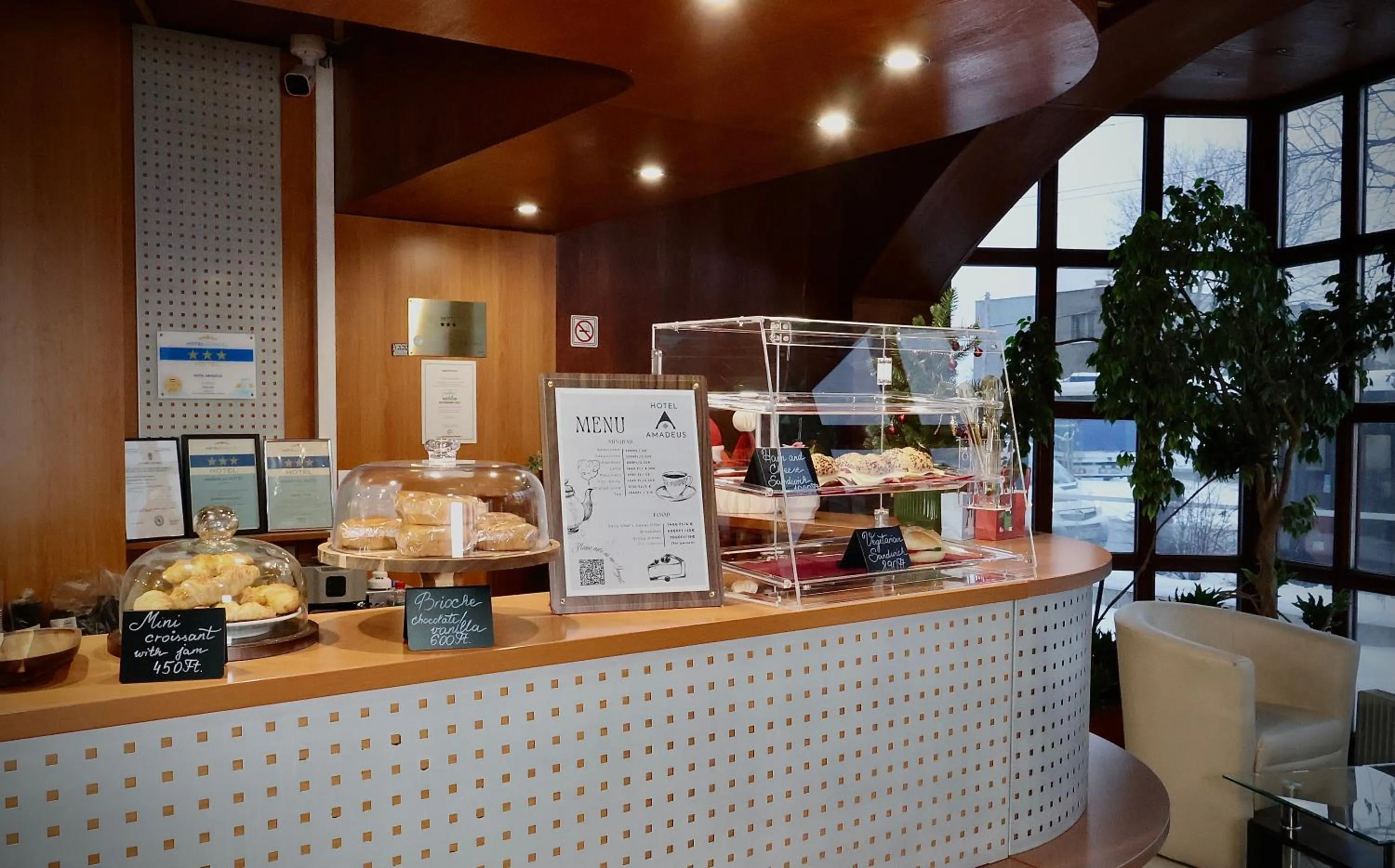 Lobby or reception in Hotel Amadeus