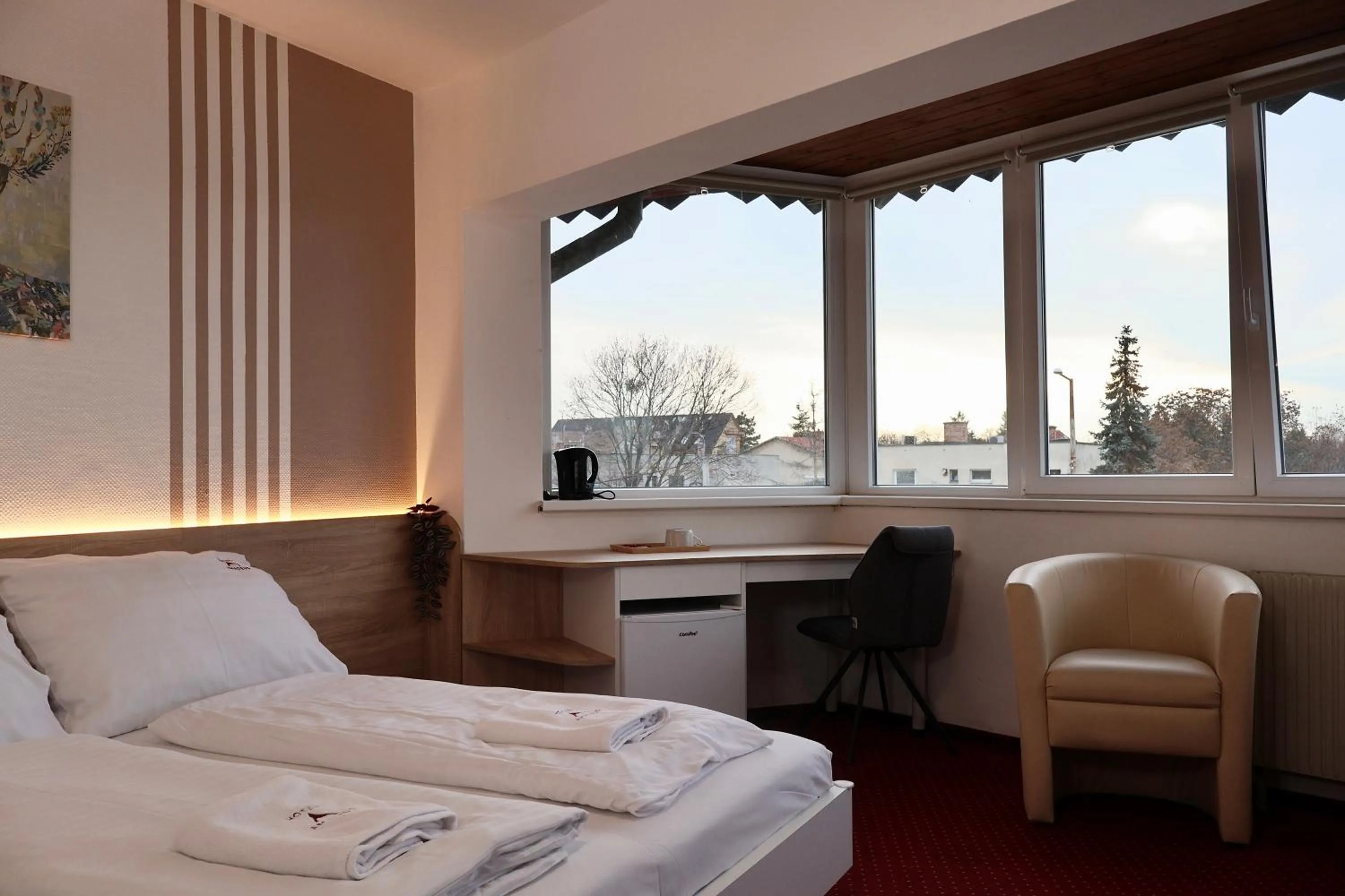 City view, Bed in Hotel Amadeus