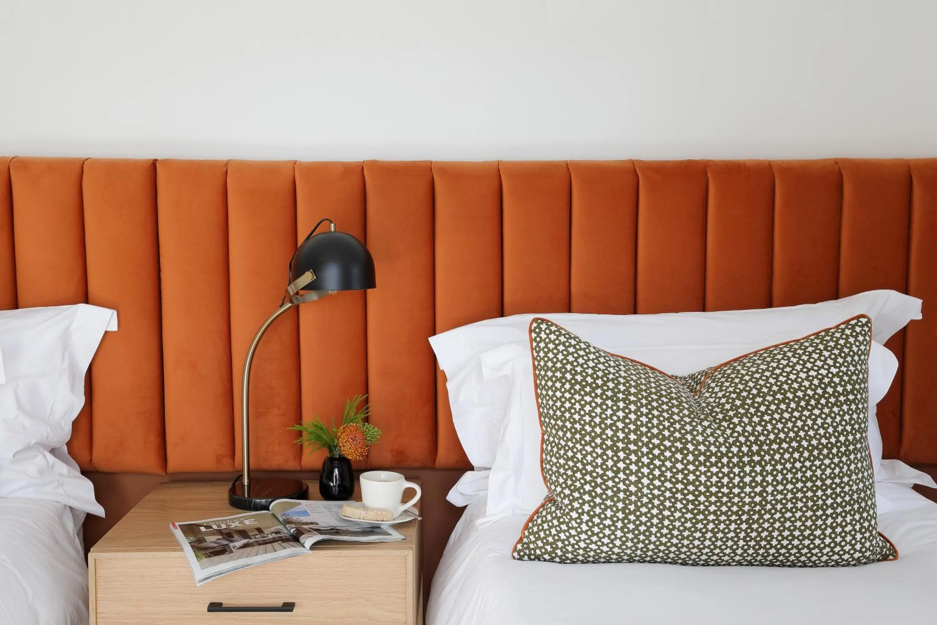 Bed in Twice Central Guest House