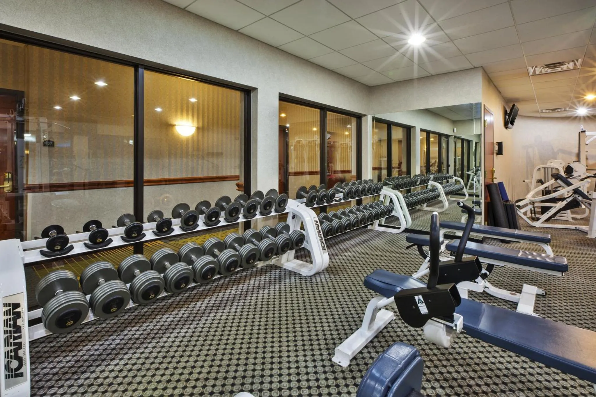 Fitness centre/facilities in Holiday Inn Express Hotel & Suites - Belleville Area by IHG