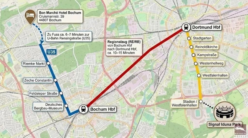bon marché hôtel Bochum