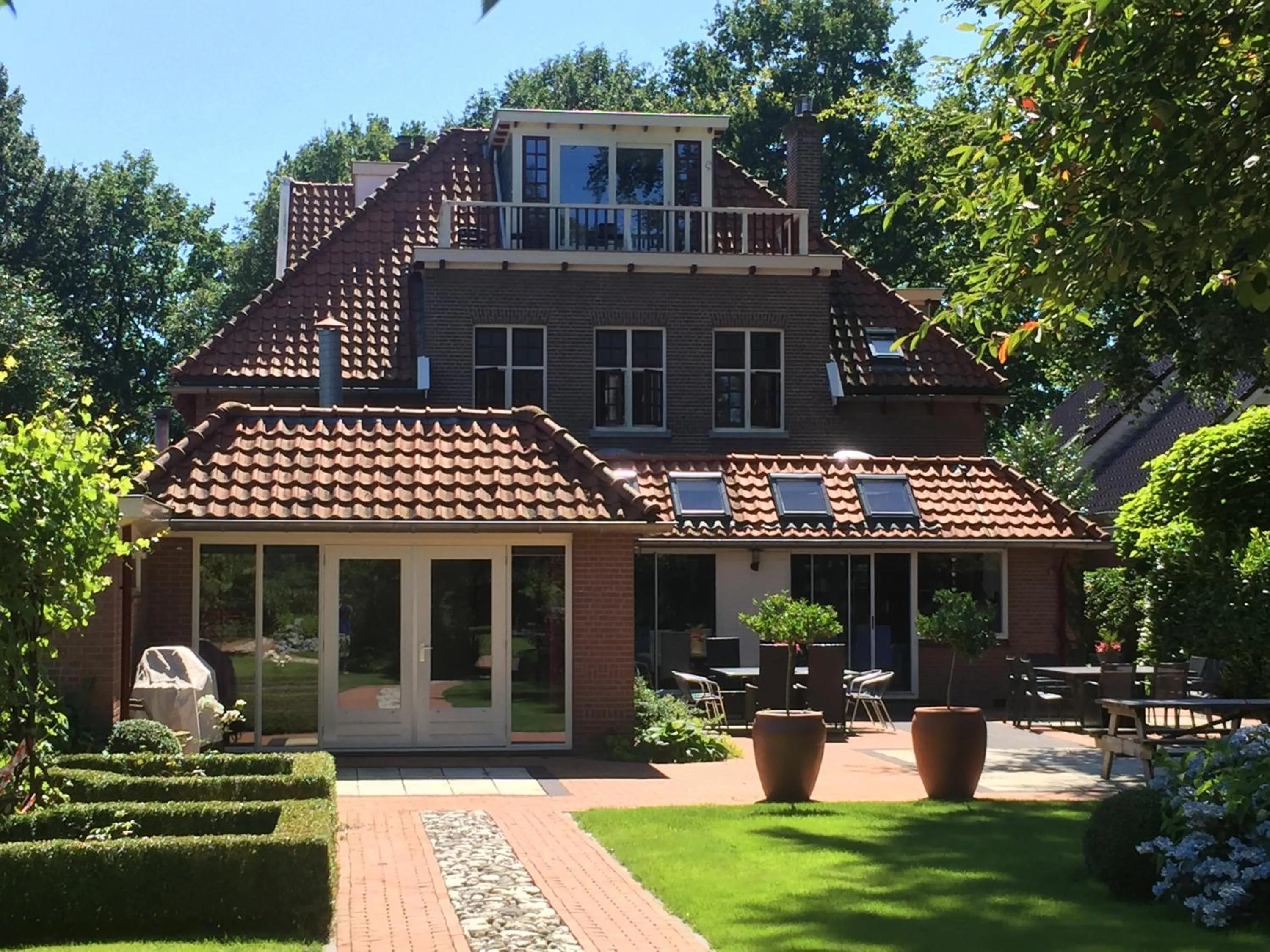 Garden view in Burgers & Buitenlui