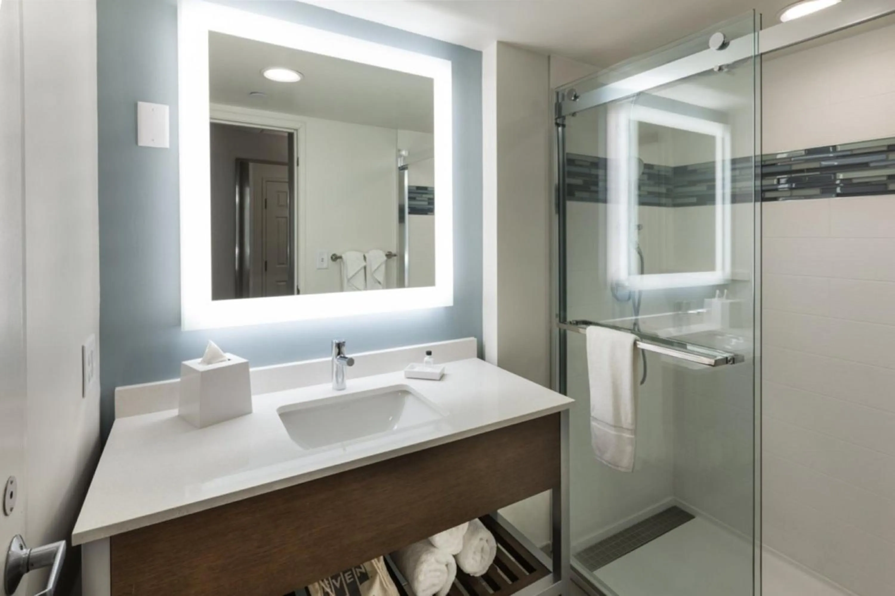 Bathroom in EVEN Hotel Chicago - Tinley Park - Convention Center by IHG