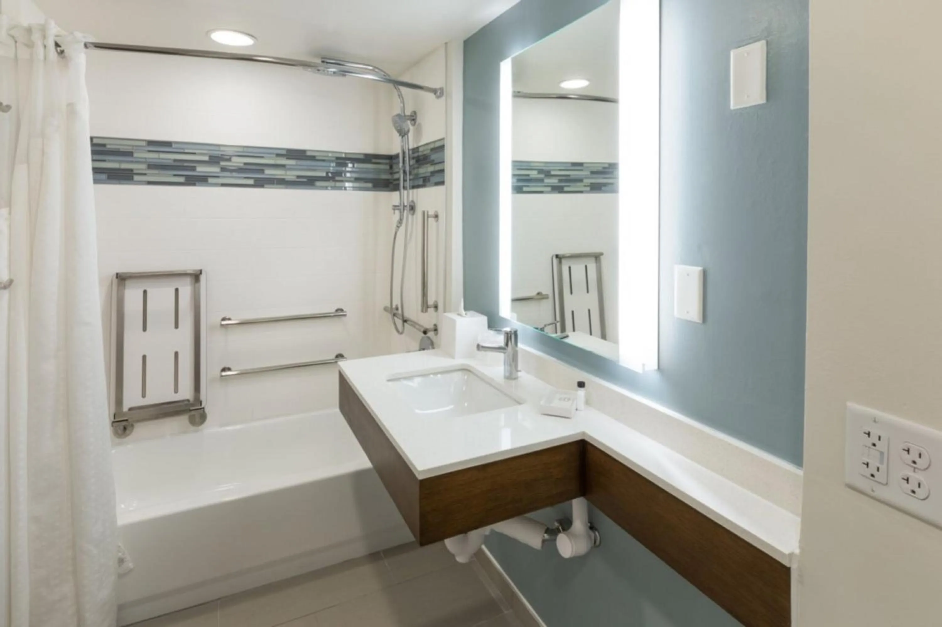 Bathroom in EVEN Hotel Chicago - Tinley Park - Convention Center by IHG