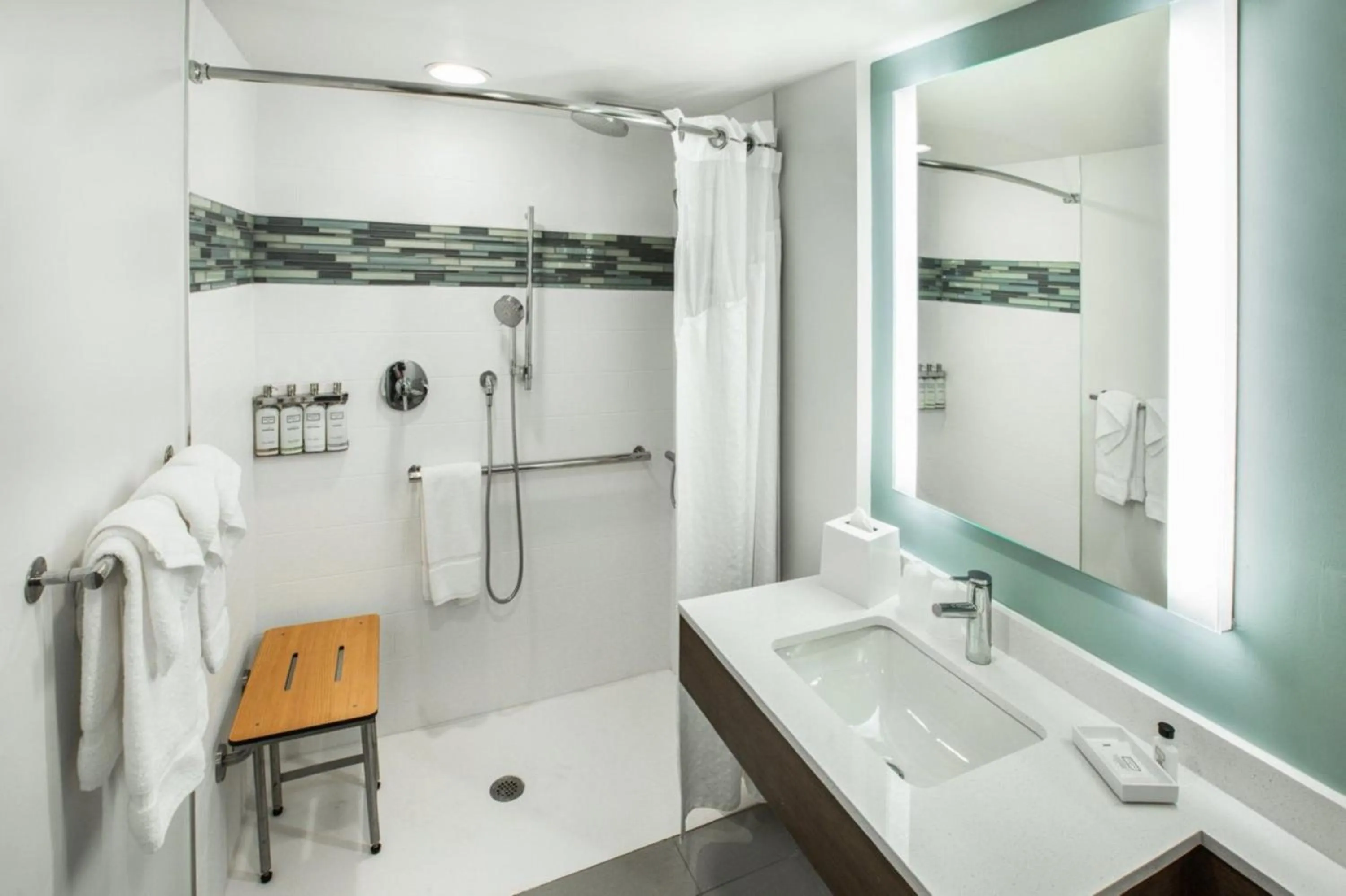 Bathroom in EVEN Hotel Chicago - Tinley Park - Convention Center by IHG