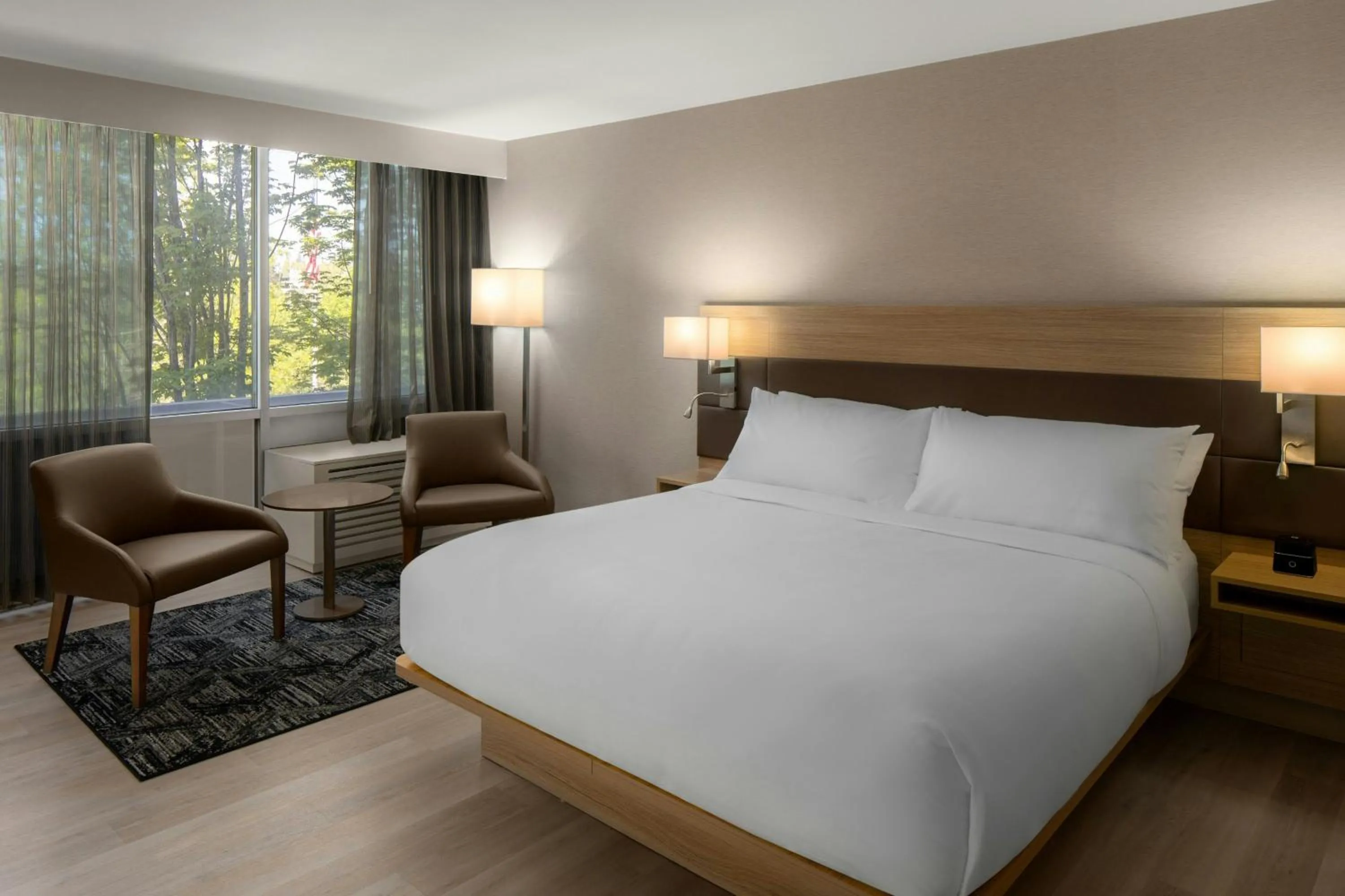 Photo of the whole room, Bed in AC Hotel by Marriott Portland Lake Oswego