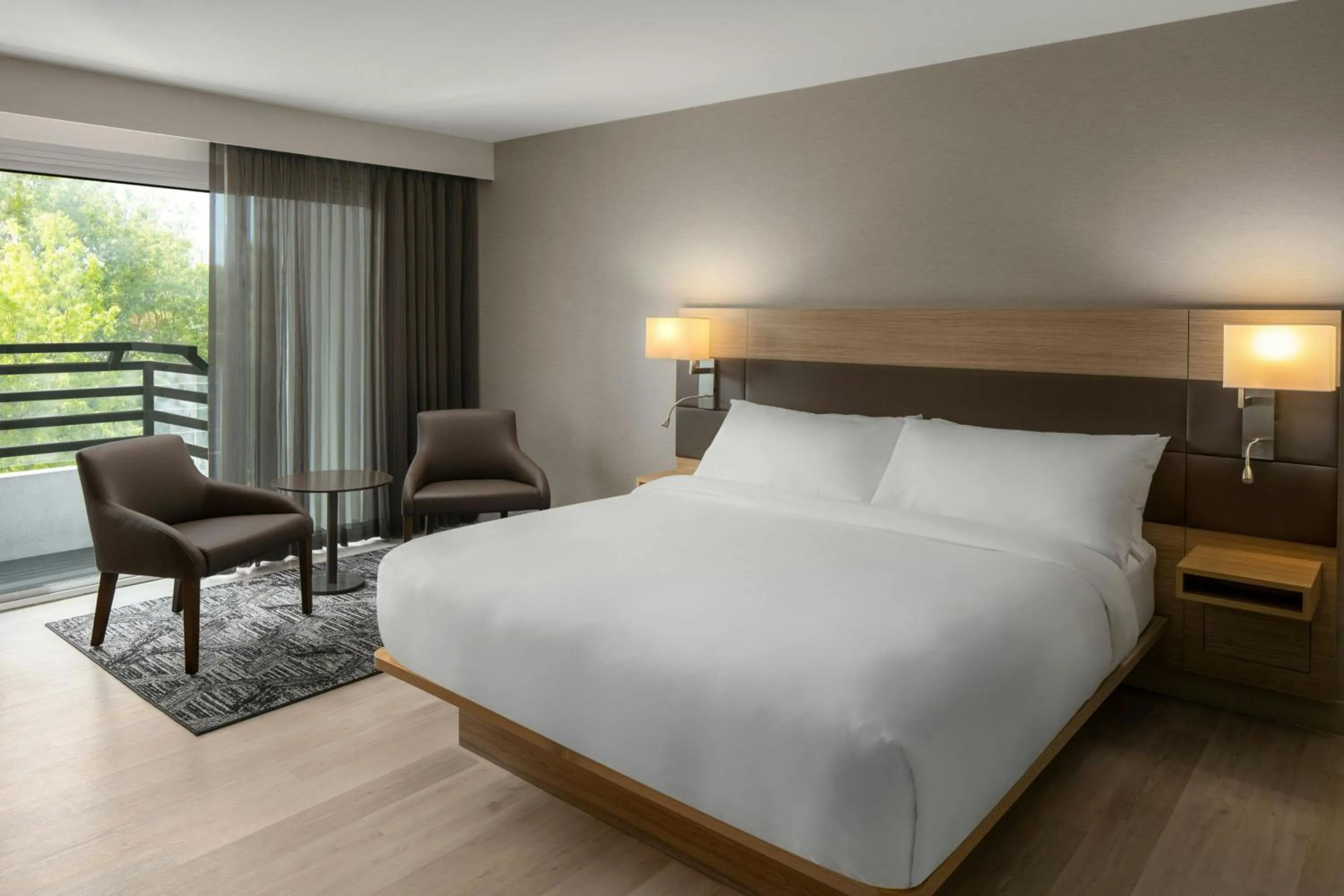 Photo of the whole room, Bed in AC Hotel by Marriott Portland Lake Oswego
