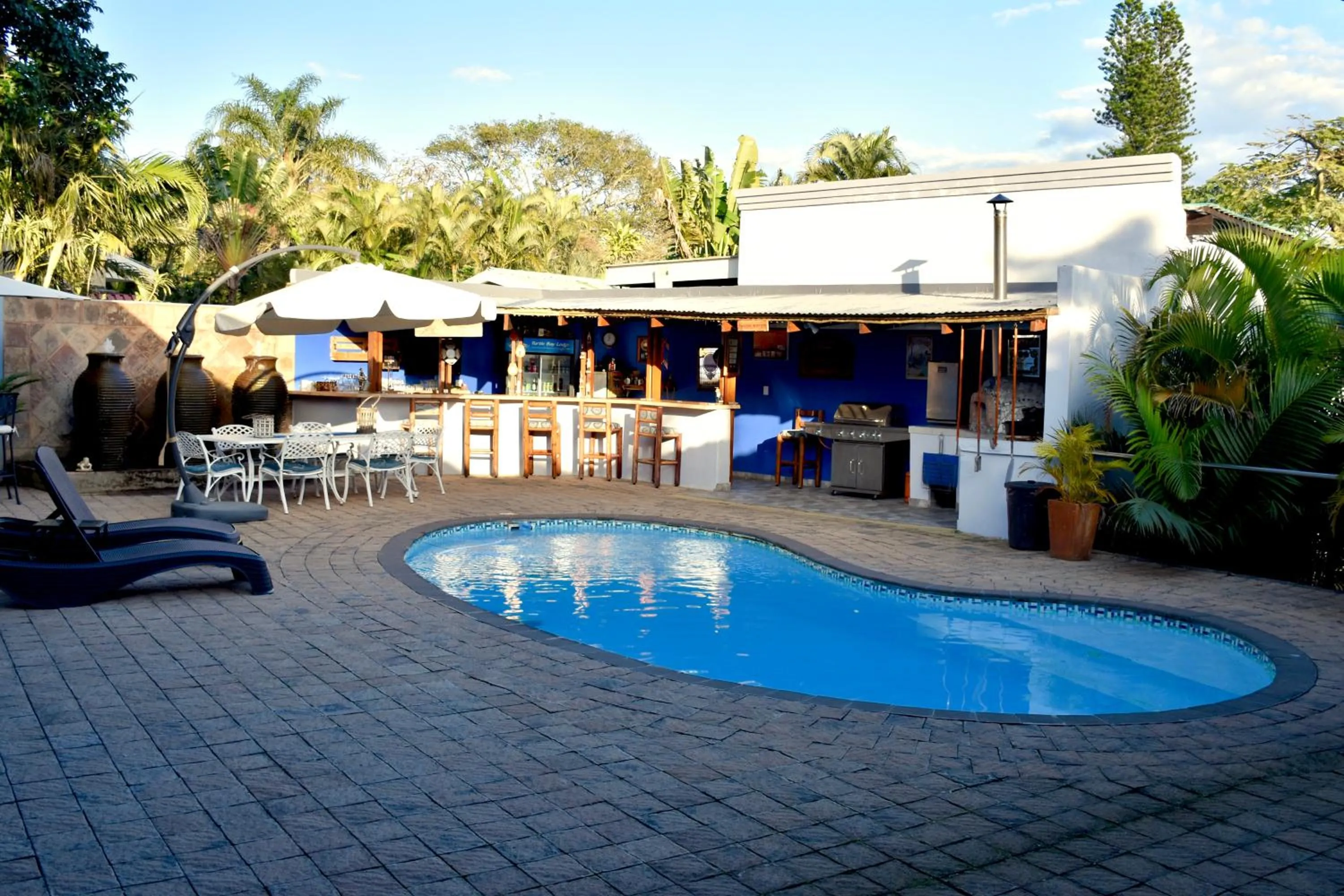 Patio in Turtle Bay Lodge