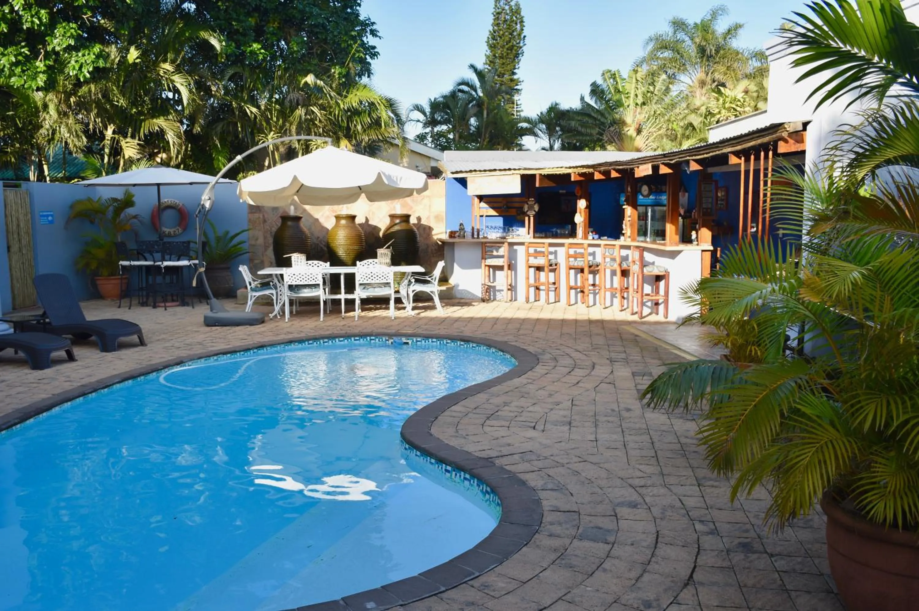 Patio in Turtle Bay Lodge