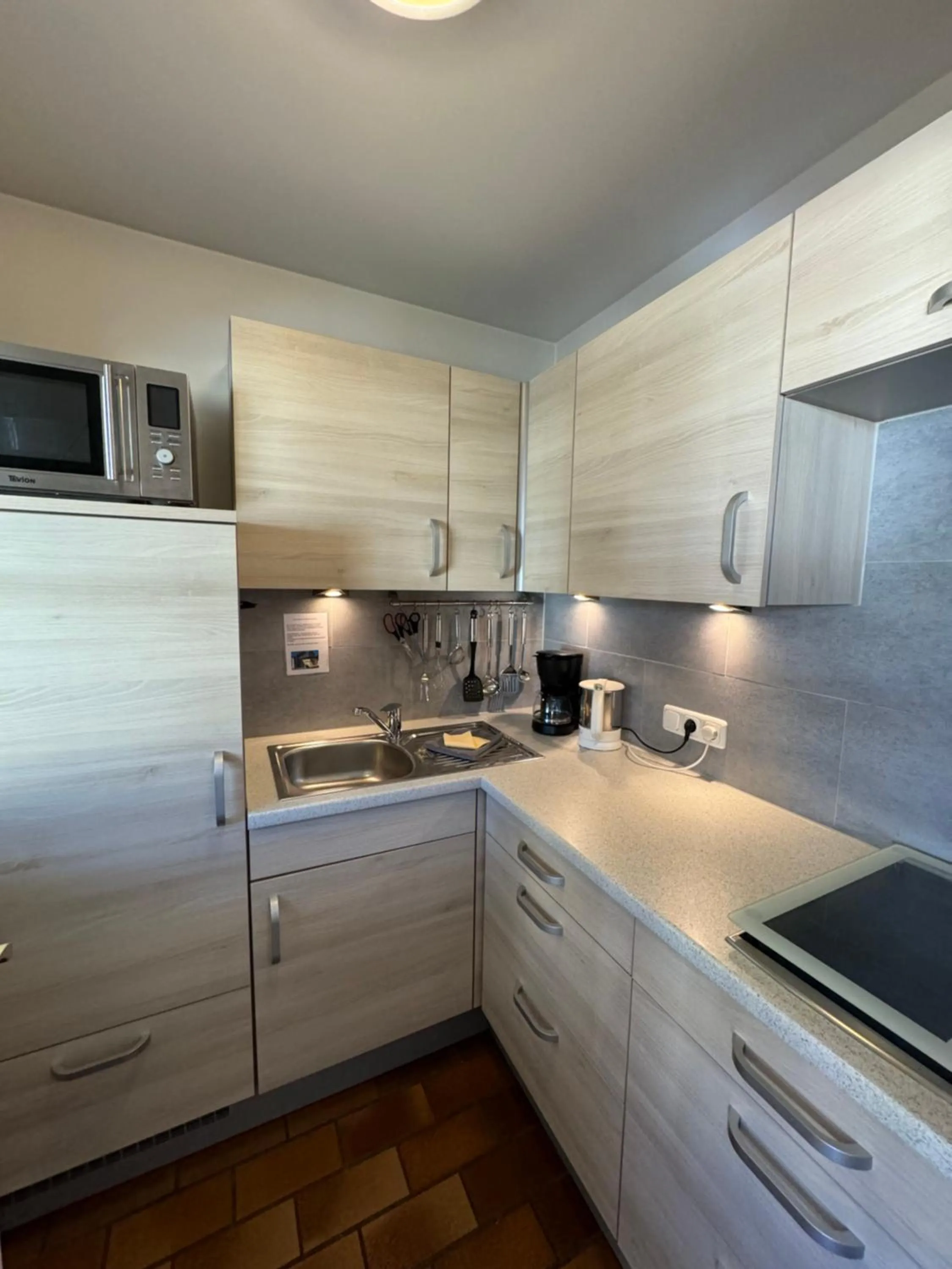 kitchen in Schloss Kirchham Appartement - & Wellnessanlage