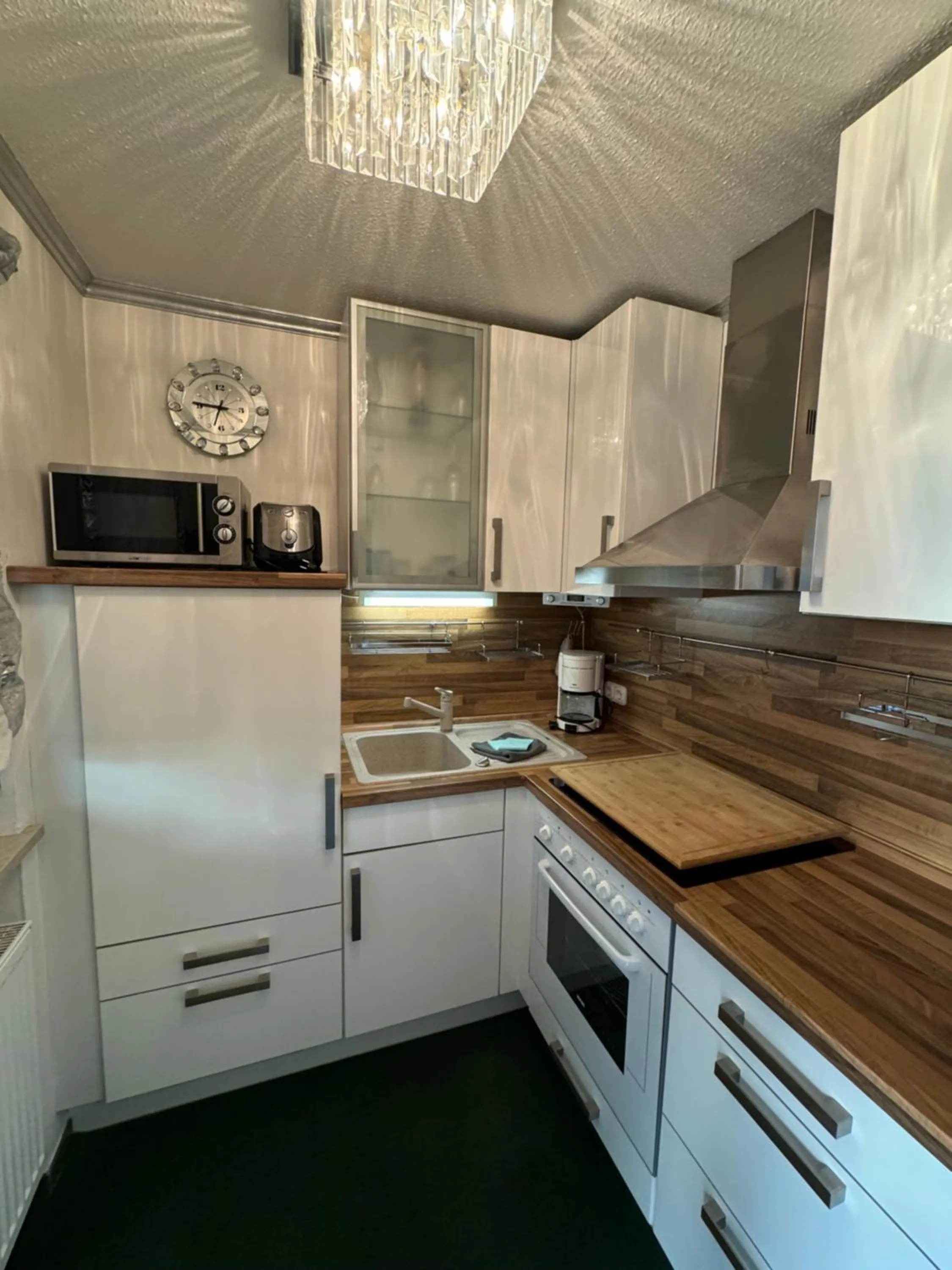 Kitchen or kitchenette in Schloss Kirchham Appartement - & Wellnessanlage