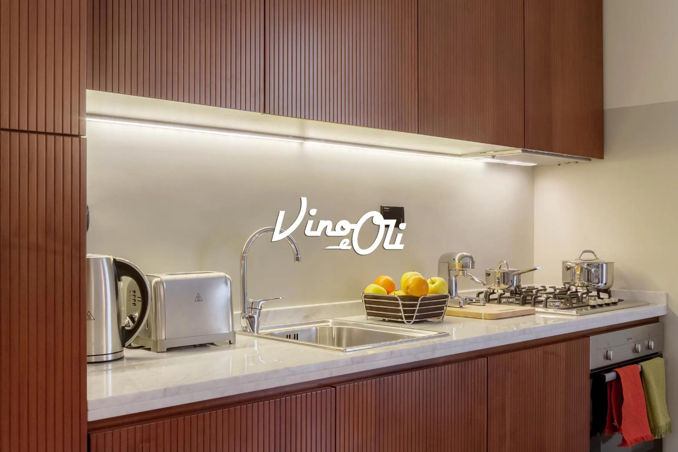 Kitchen or kitchenette in Vino e Oli Residenze